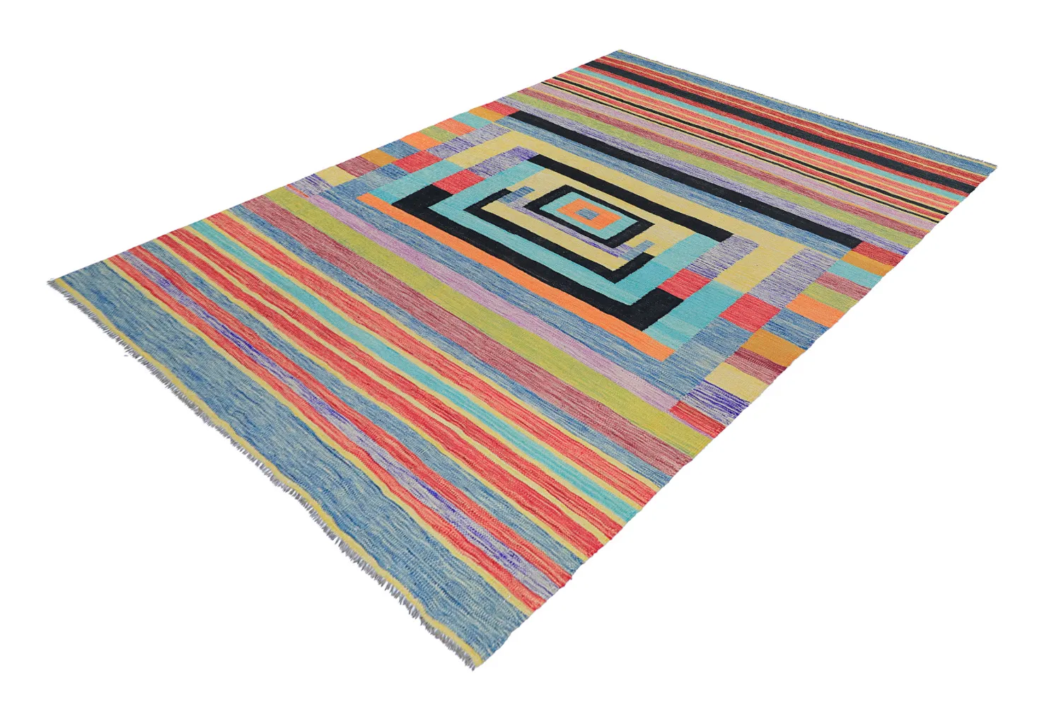 Dywan Orientalny - Kelim Hand Woven - 203 x 299 cm
