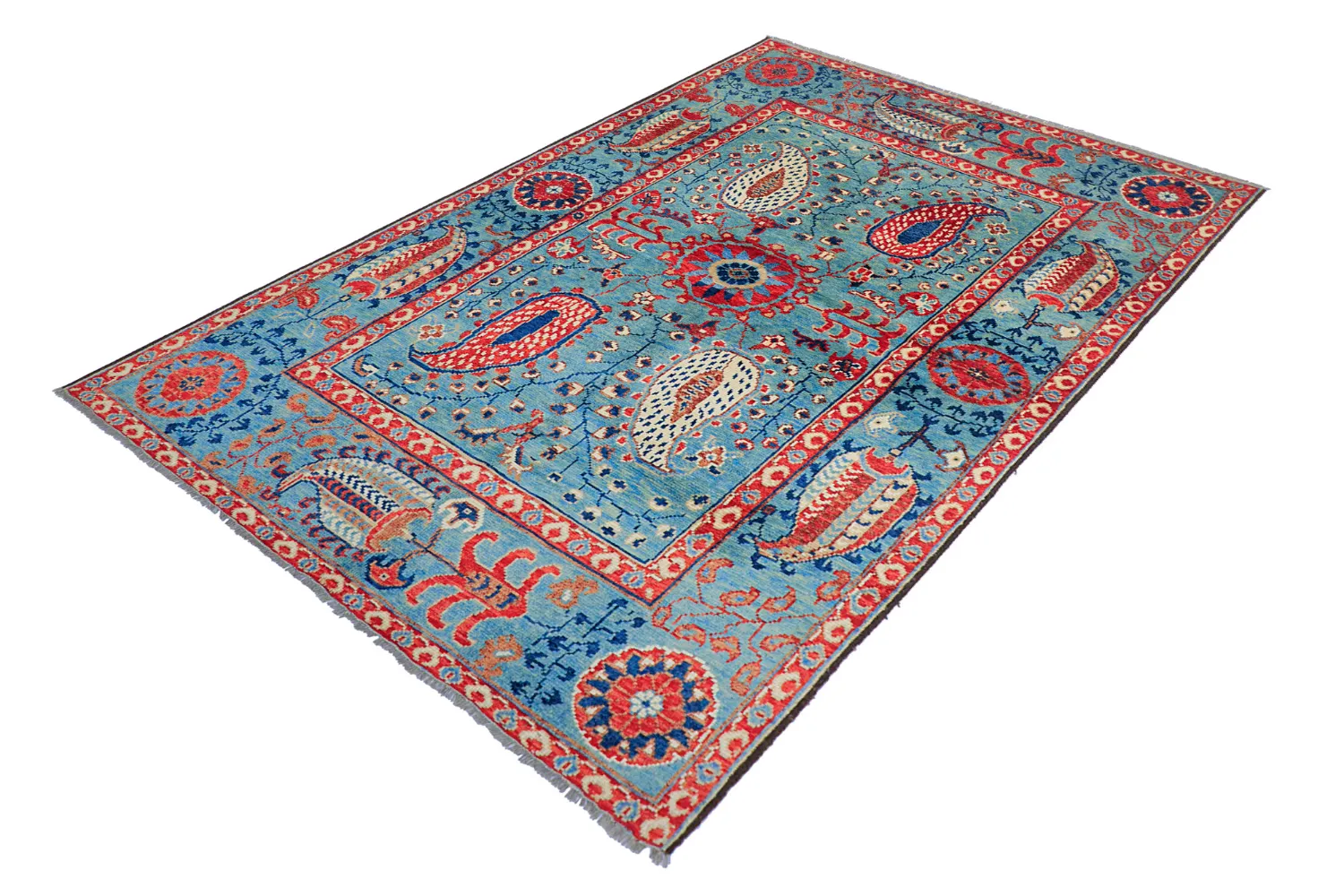 Dywan Orientalny - Suzani Hand Knotted - 170 x 240 cm