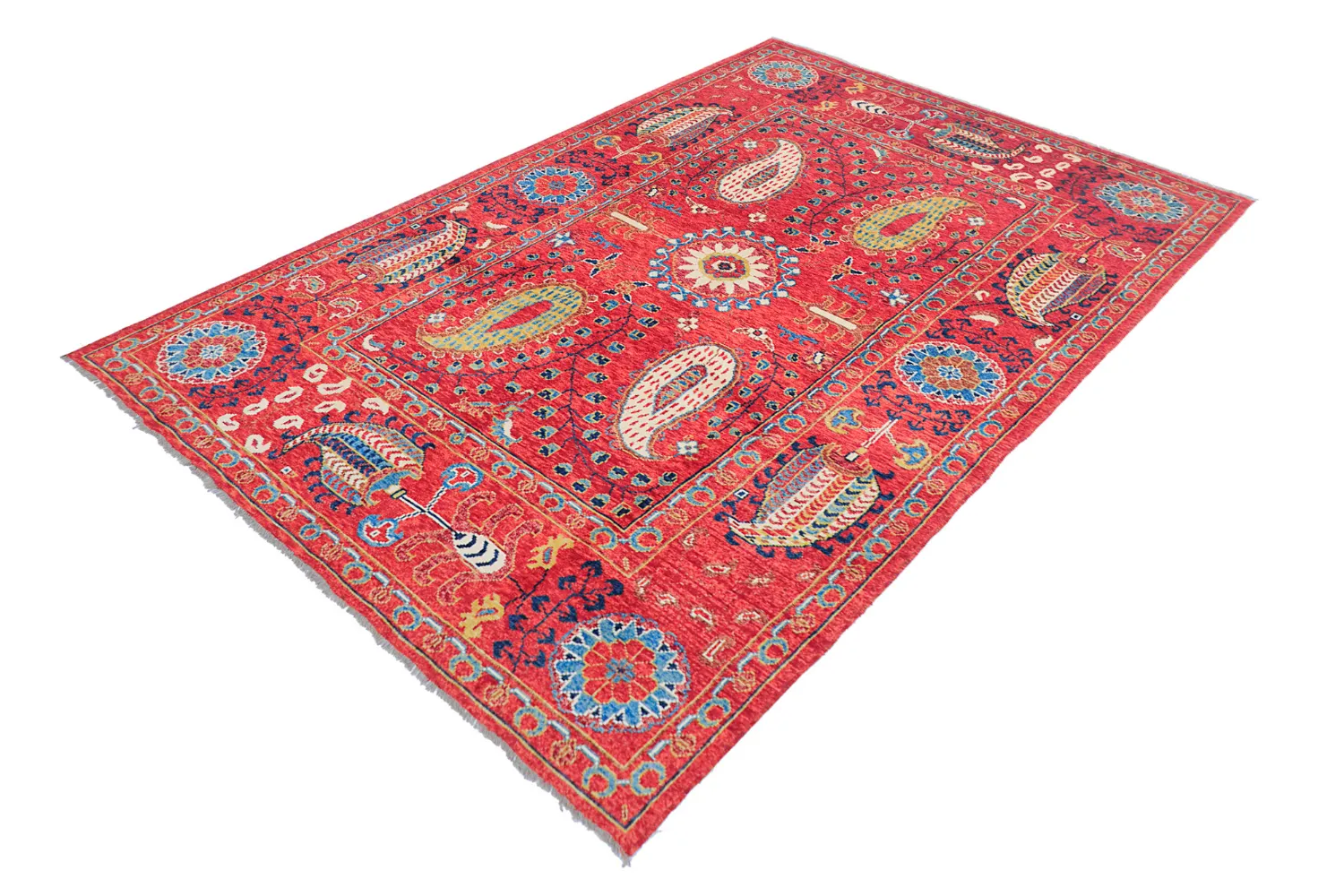 Dywan Orientalny - Suzani Hand Knotted - 200 x 300 cm
