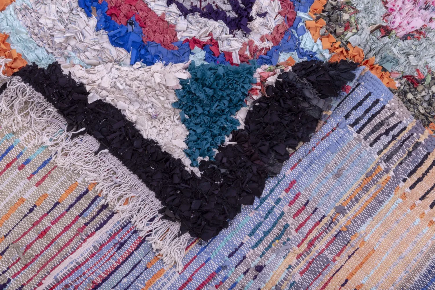 Berberyjskie Dywany Boucherouite Z Maroka 200 x 125 cm