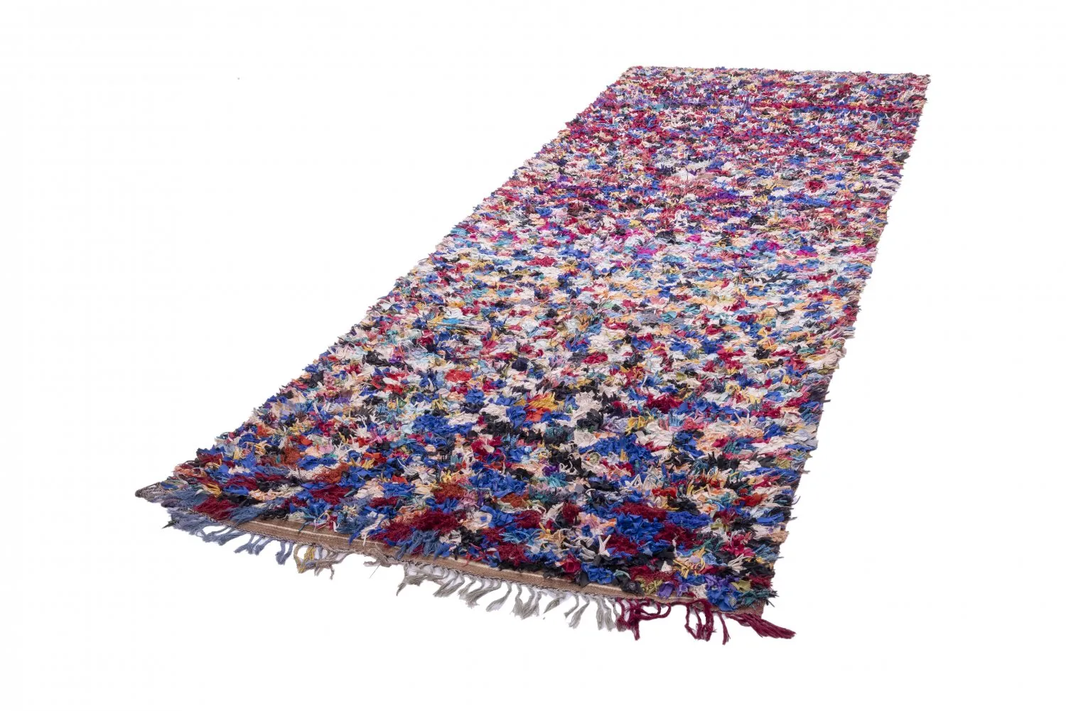 Berberyjskie Dywany Boucherouite Z Maroka 370 x 145 cm