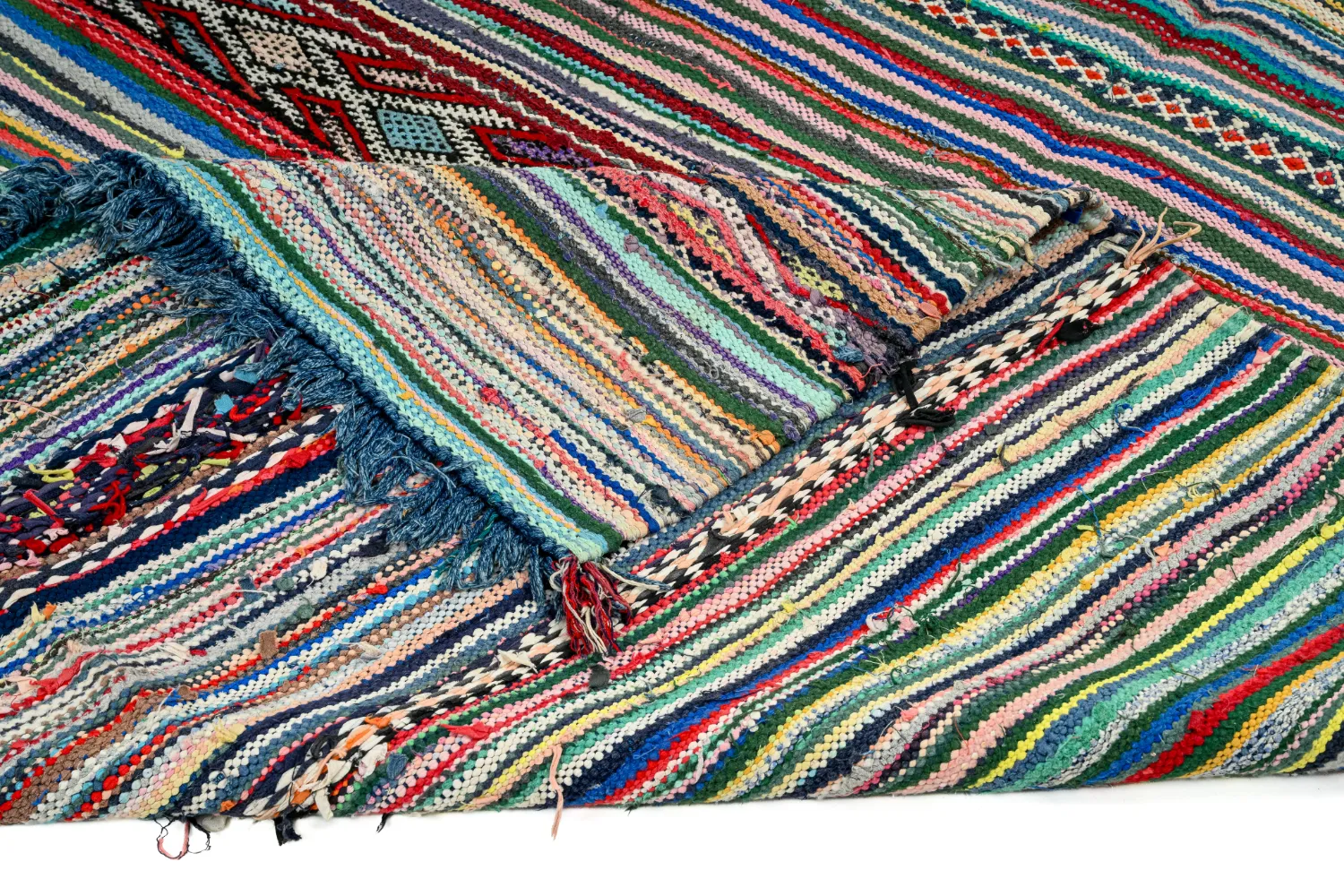 Berberyjskie Dywany Boucherouite Z Maroka 150 x 340 cm