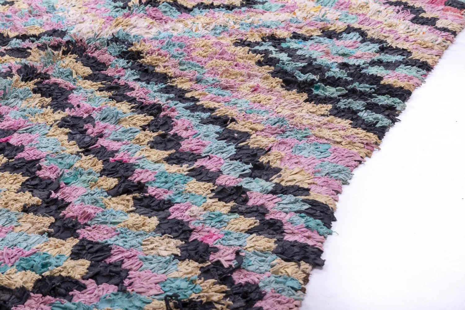 Berberyjskie Dywany Boucherouite Z Maroka 240 x 140 cm