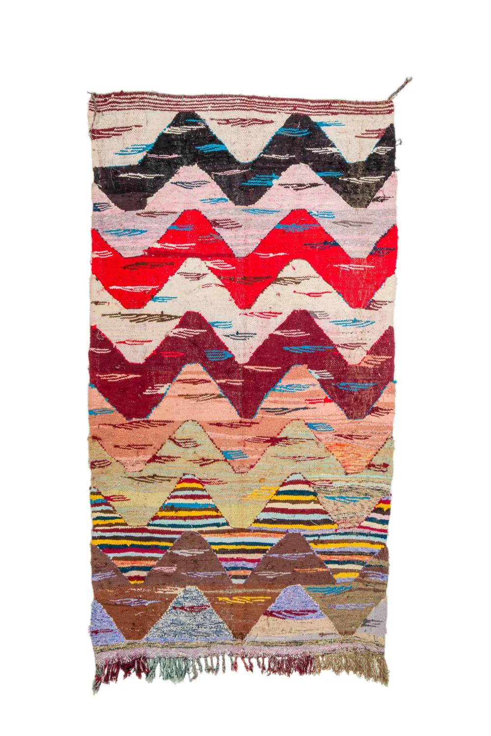 Berberyjskie Dywany Boucherouite Z Maroka 160 x 295 cm