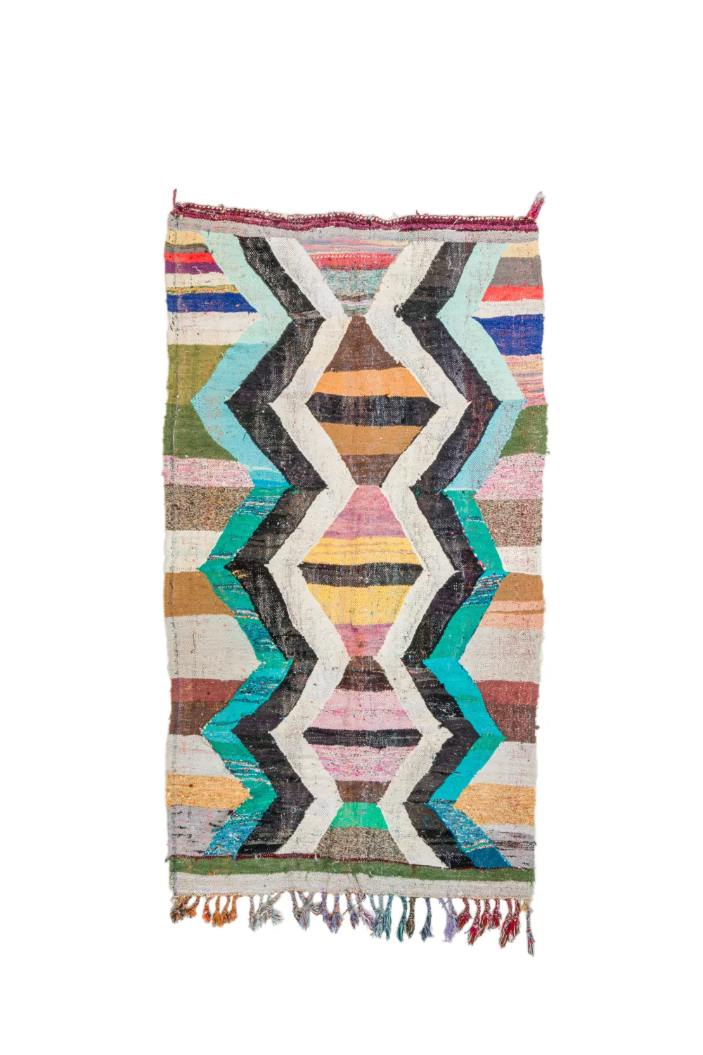 Berberyjskie Dywany Boucherouite Z Maroka 135 x 245 cm
