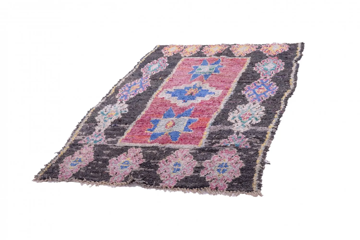 Berberyjskie Dywany Boucherouite Z Maroka 225 x 130 cm
