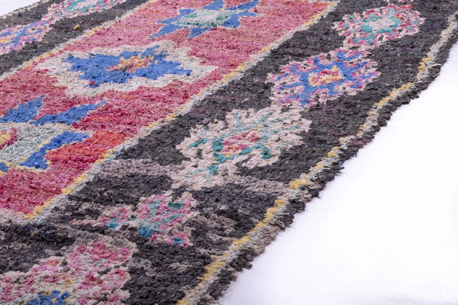 Berberyjskie Dywany Boucherouite Z Maroka 225 x 130 cm