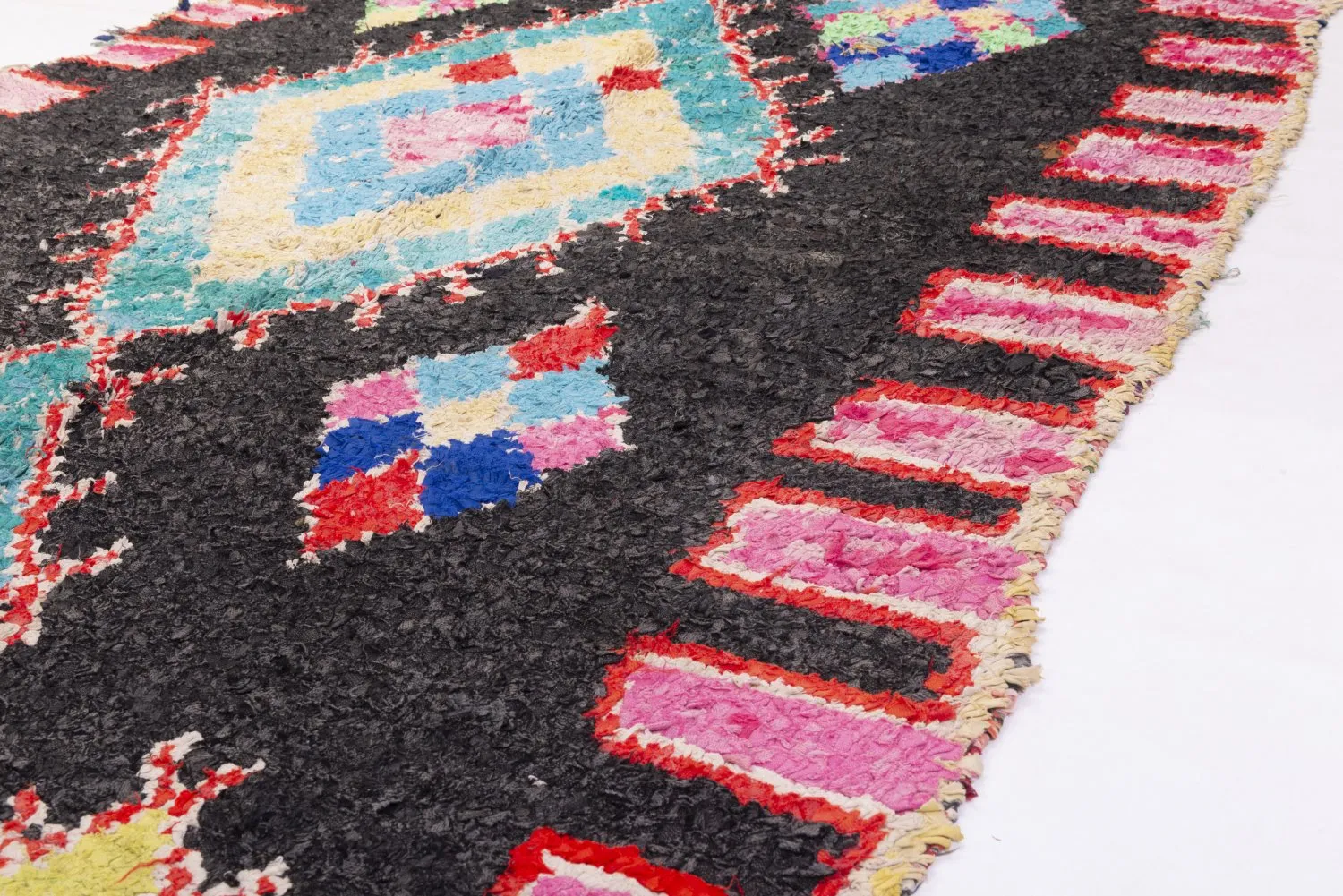 Berberyjskie Dywany Boucherouite Z Maroka 330 x 150 cm