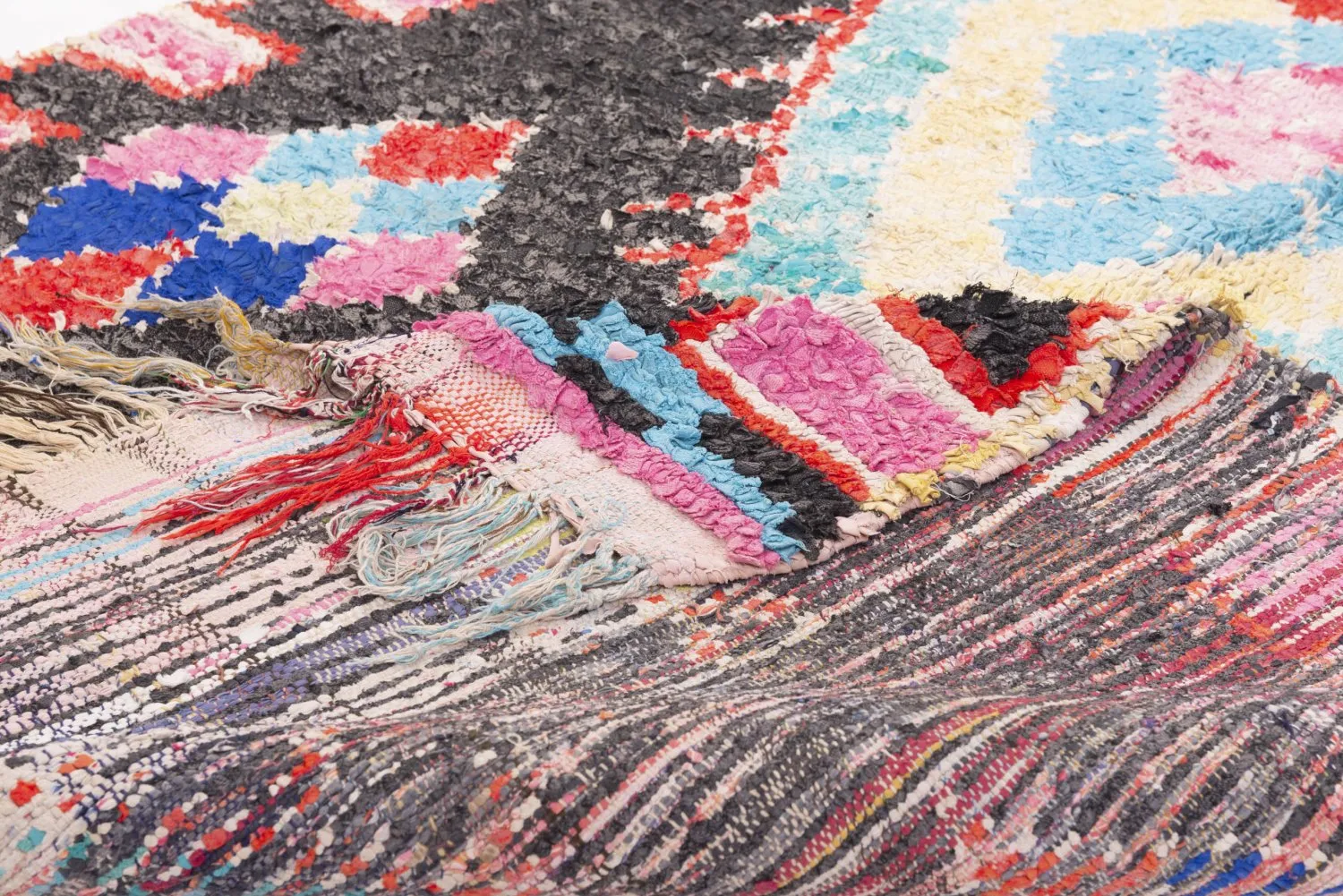Berberyjskie Dywany Boucherouite Z Maroka 330 x 150 cm