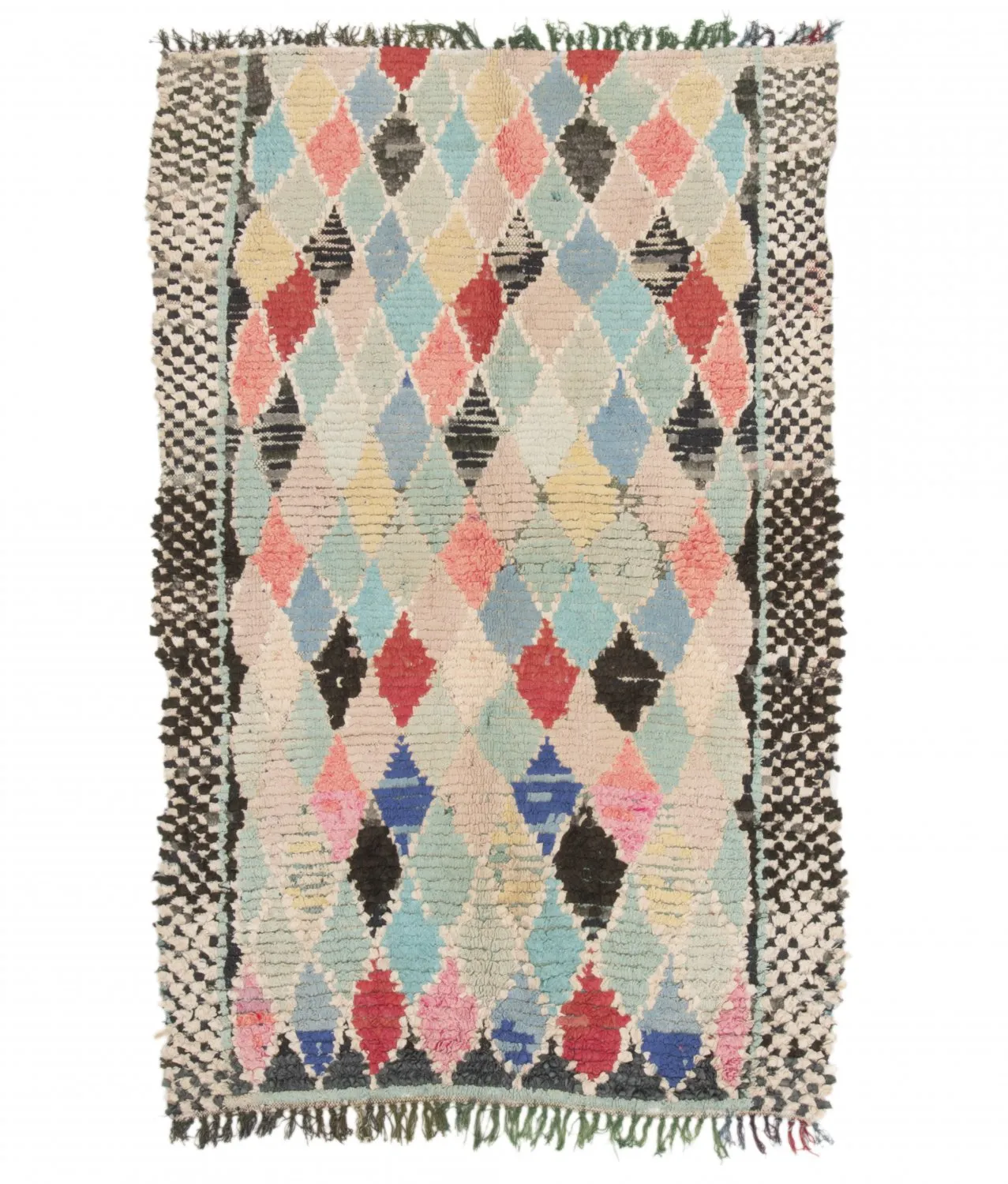 Berberyjskie Dywany Boucherouite Z Maroka 170 x 105 cm