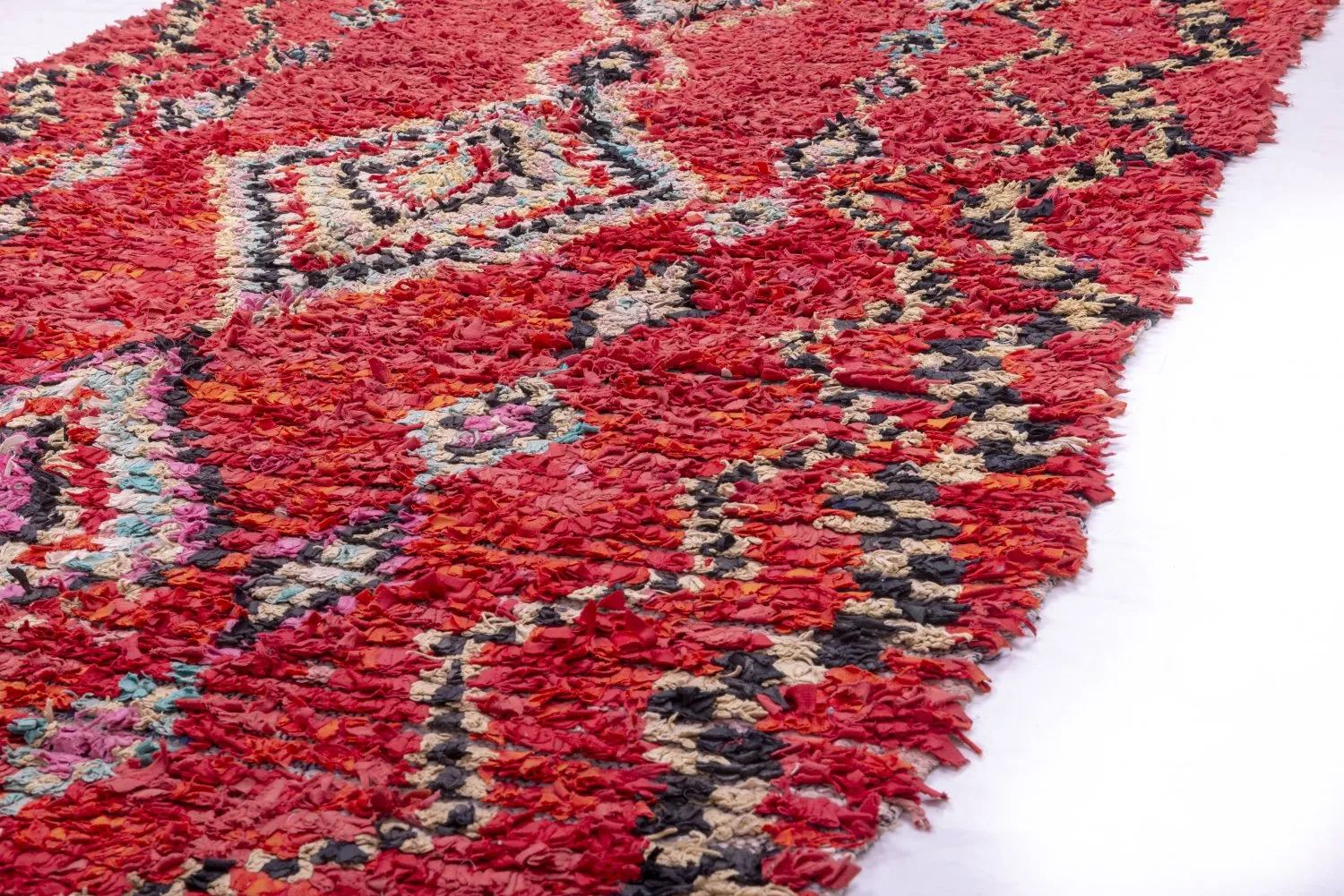 Berberyjskie Dywany Boucherouite Z Maroka 265 x 150 cm