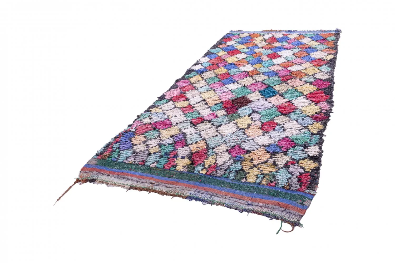 Berberyjskie Dywany Boucherouite Z Maroka 325 x 160 cm