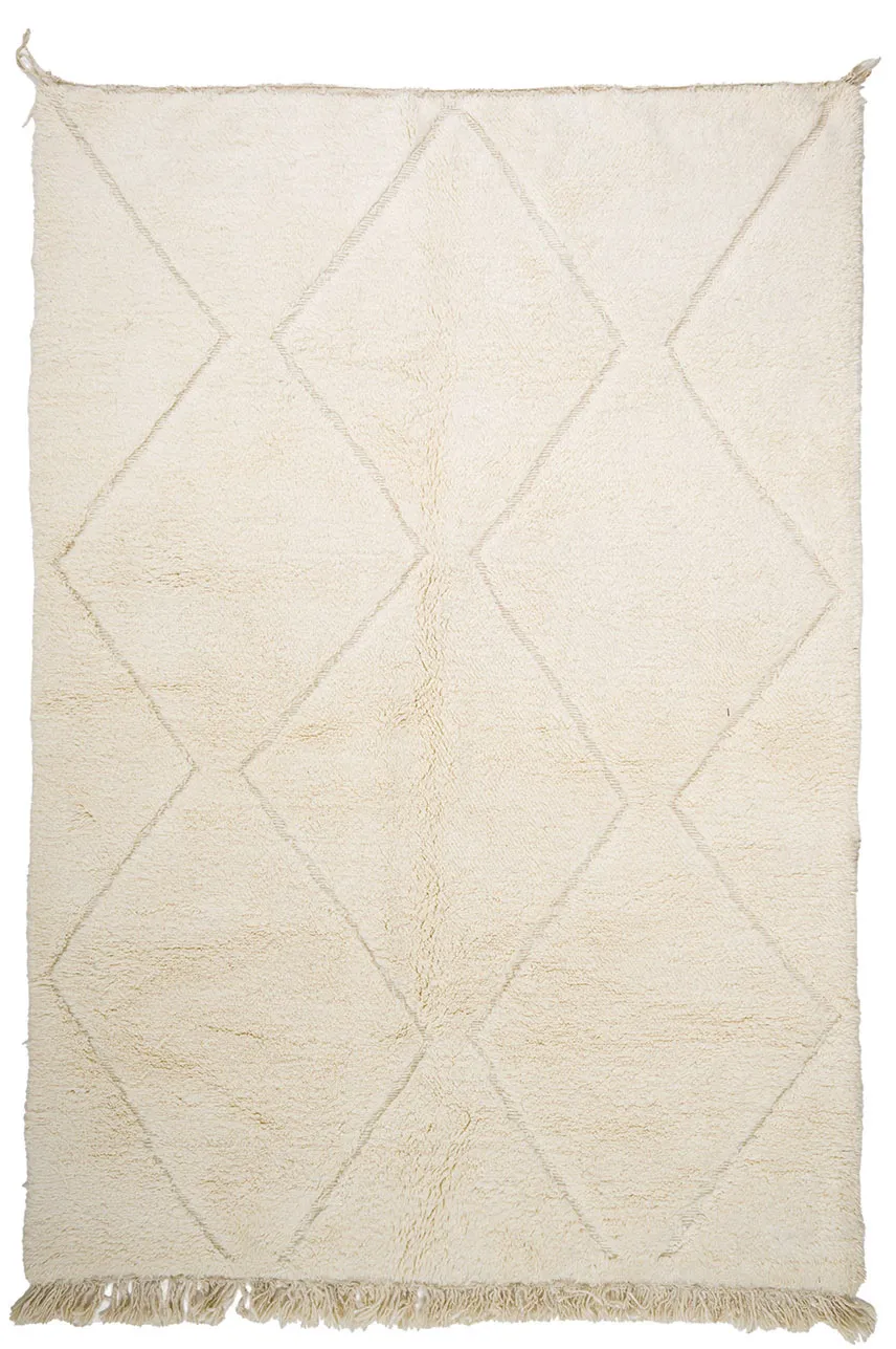 Berberyjskie Dywany Beni Ourain z Maroka 205 x 300 cm