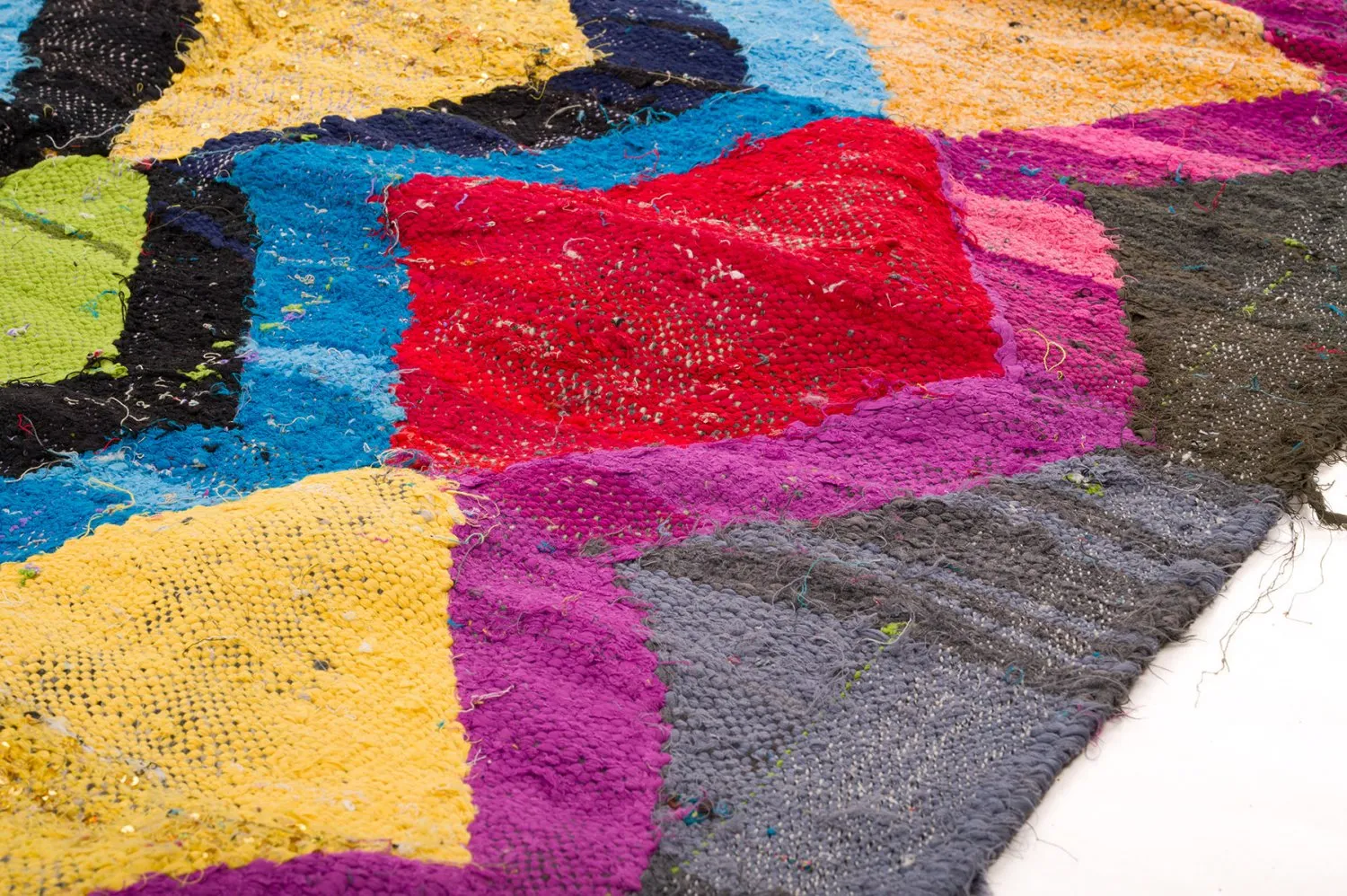 Berberyjskie Dywany Boucherouite Z Maroka 140 x 275 cm