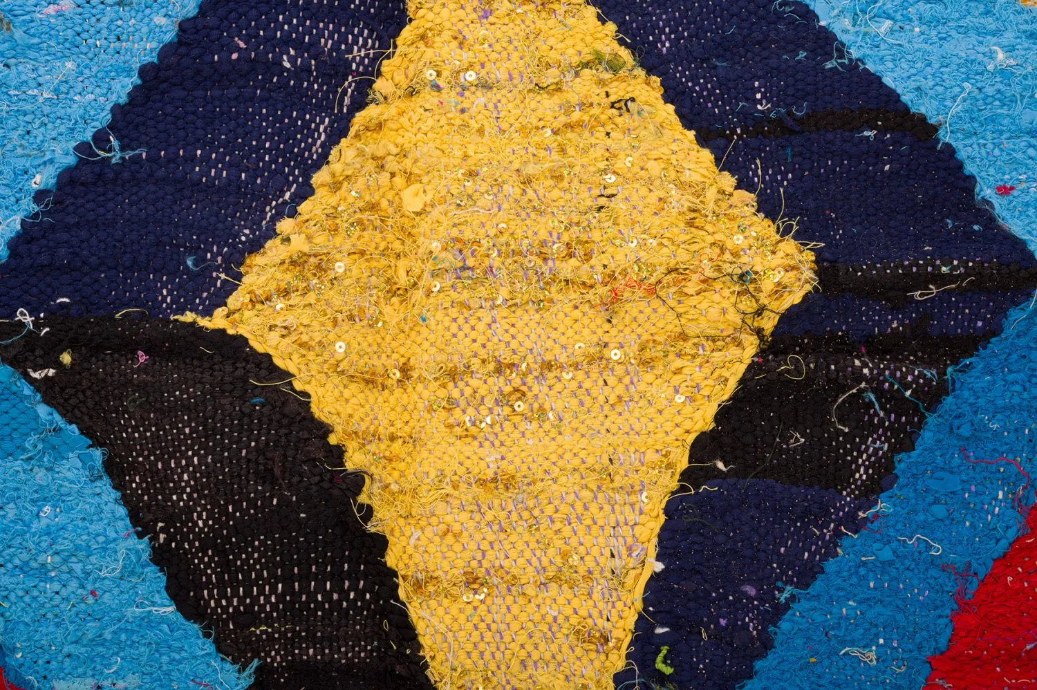Berberyjskie Dywany Boucherouite Z Maroka 140 x 275 cm