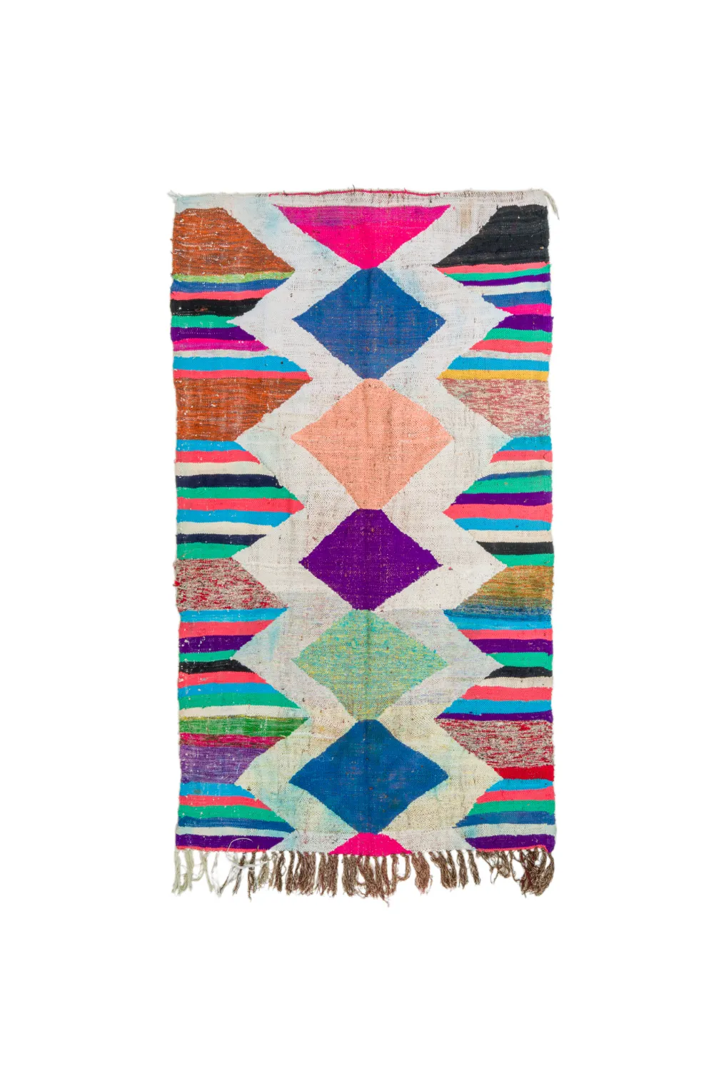 Berberyjskie Dywany Boucherouite Z Maroka 130 x 230 cm