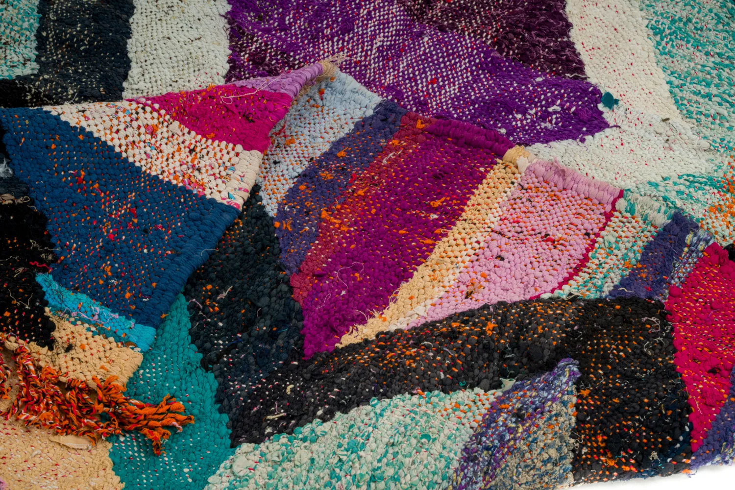 Berberyjskie Dywany Boucherouite Z Maroka 130 x 235 cm