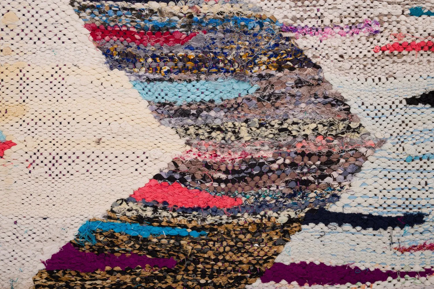 Berberyjskie Dywany Boucherouite Z Maroka 145 x 310 cm