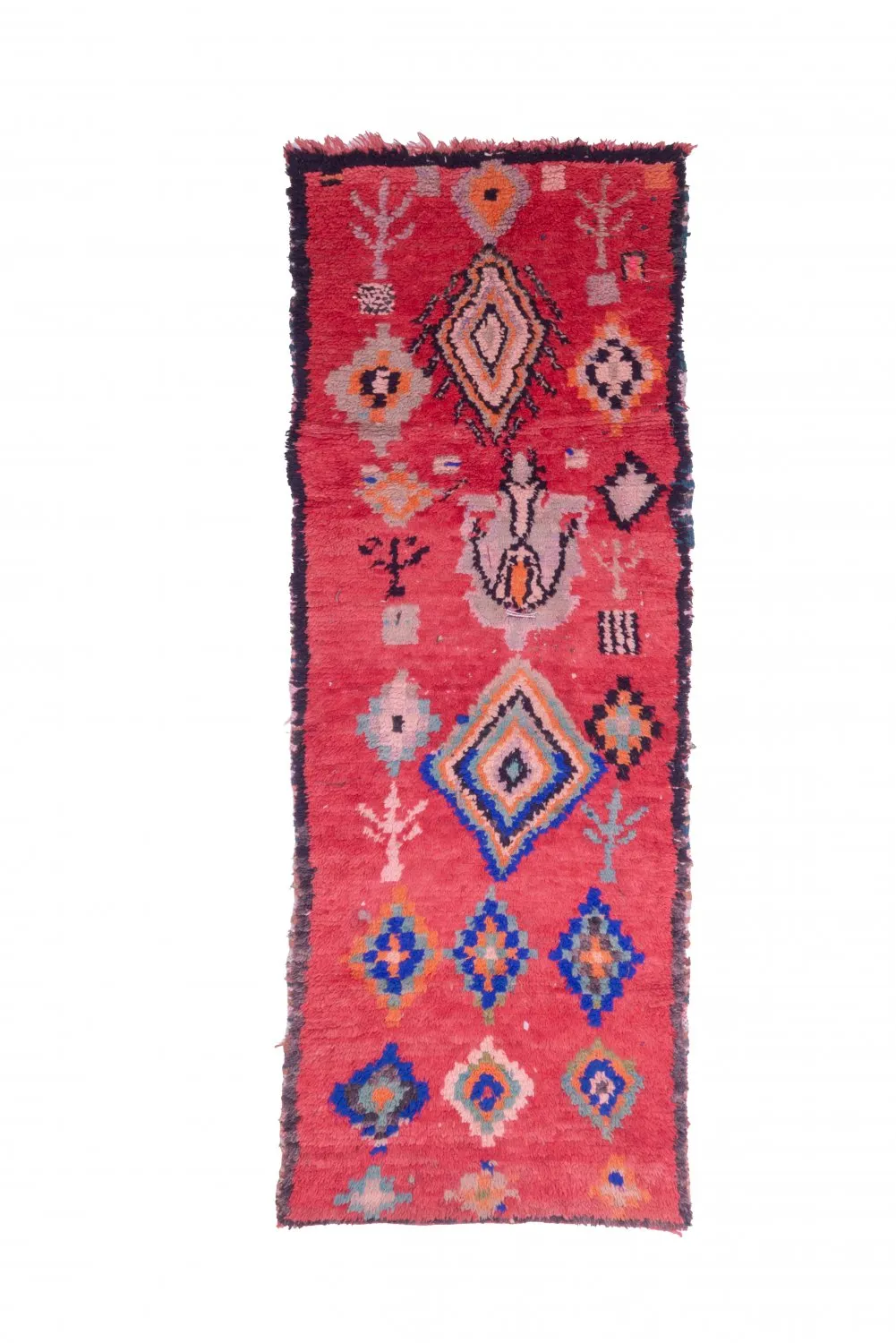 Berberyjskie Dywany Boucherouite Z Maroka 240 x 90 cm
