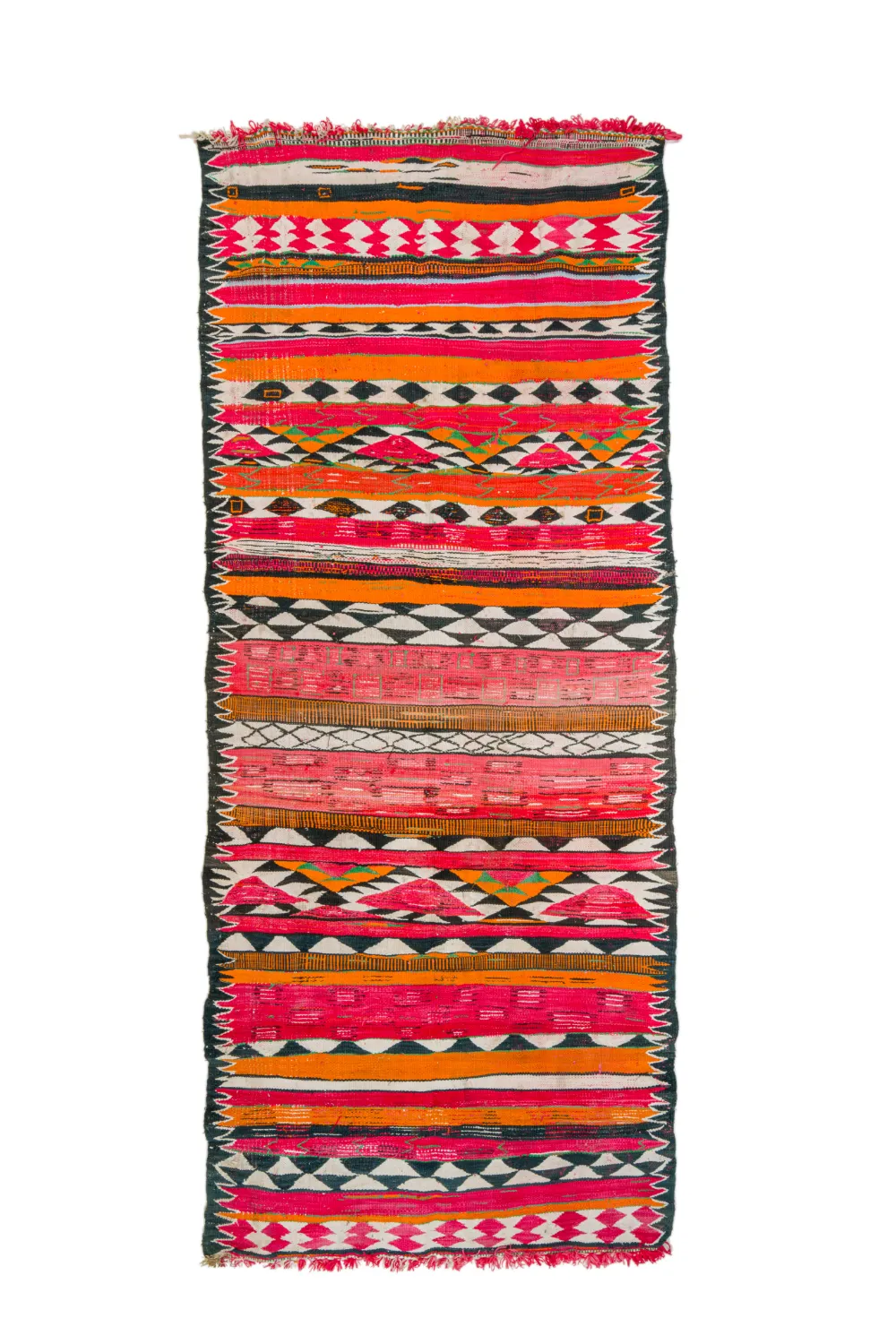 Berberyjskie Dywany Boucherouite Z Maroka 150 x 365 cm