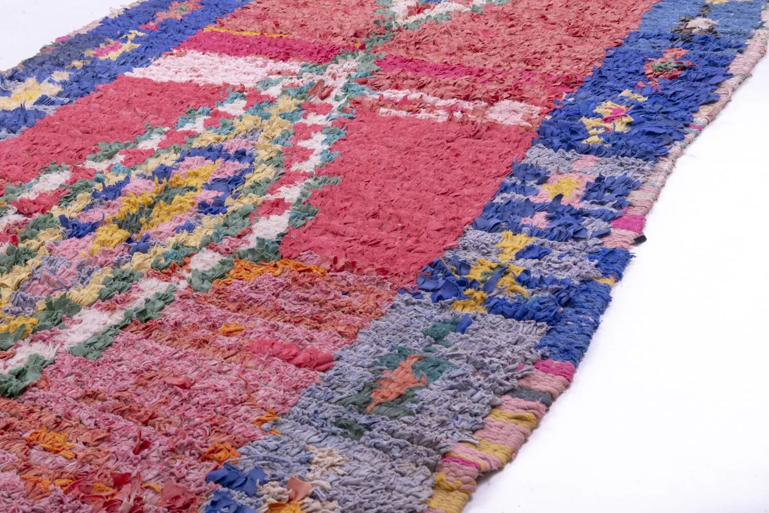 Berberyjskie Dywany Boucherouite Z Maroka 260 x 105 cm
