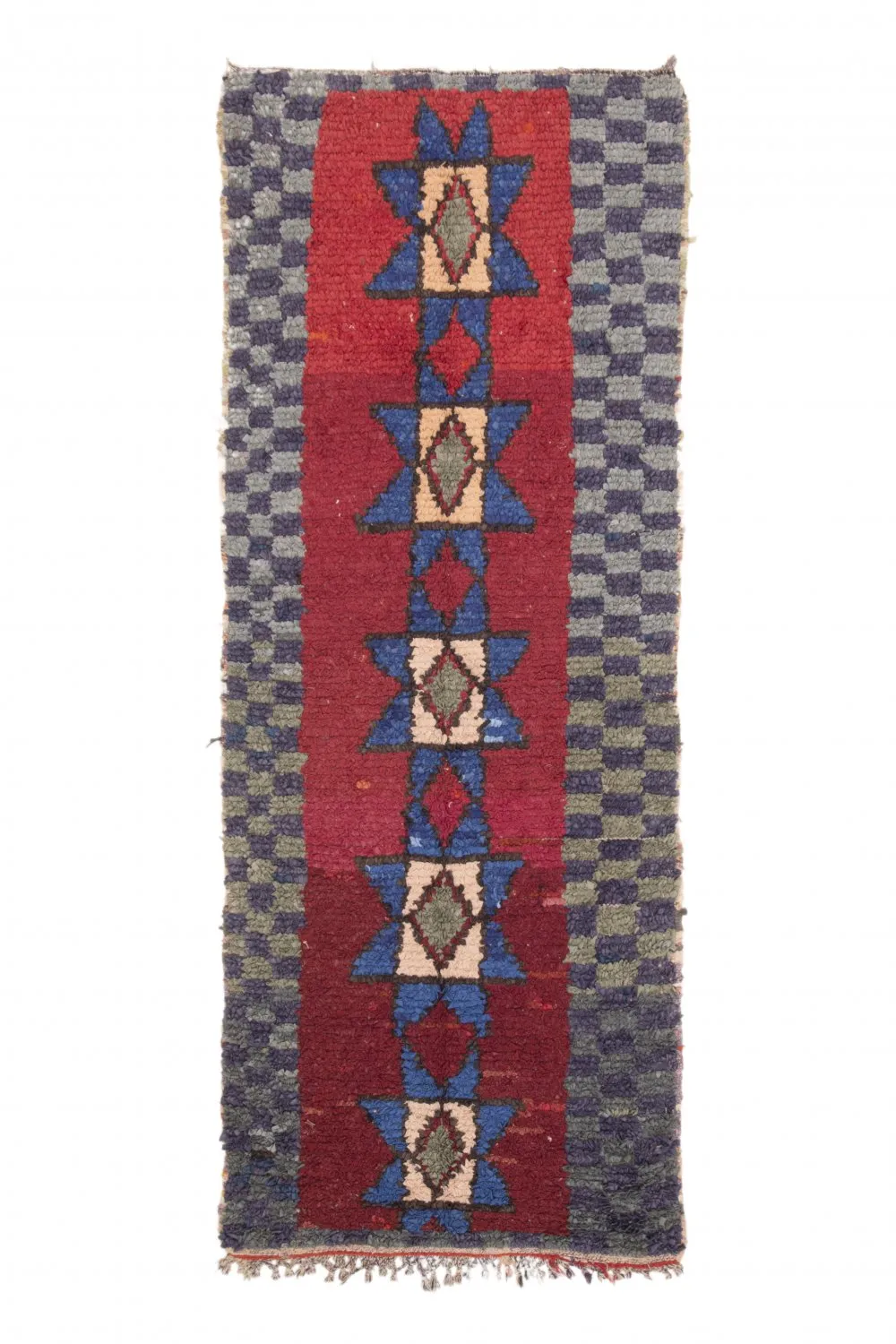 Berberyjskie Dywany Boucherouite Z Maroka 230 x 85 cm