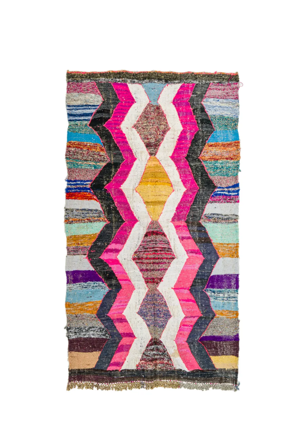 Berberyjskie Dywany Boucherouite Z Maroka 150 x 255 cm