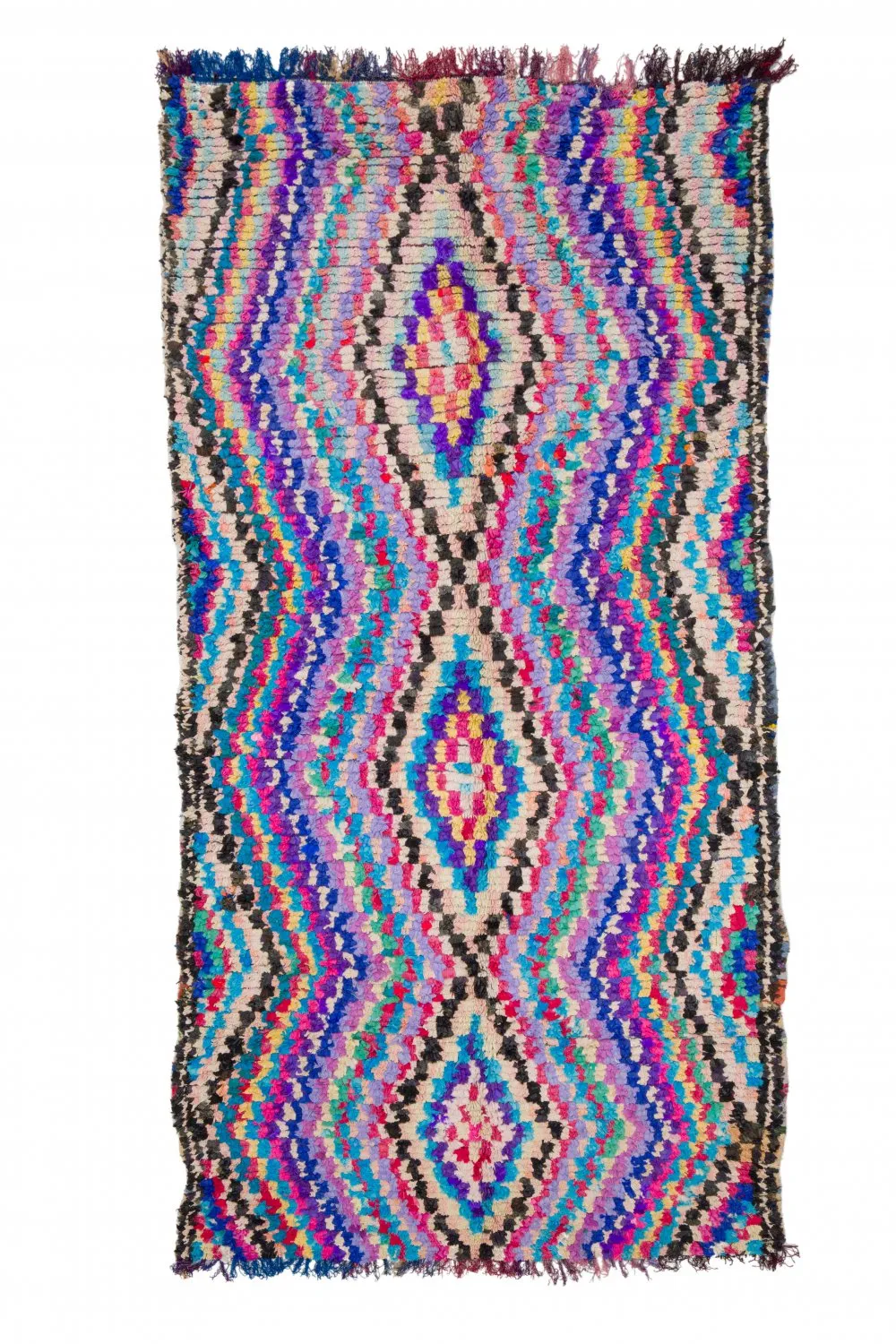 Berberyjskie Dywany Boucherouite Z Maroka 305 x 155 cm