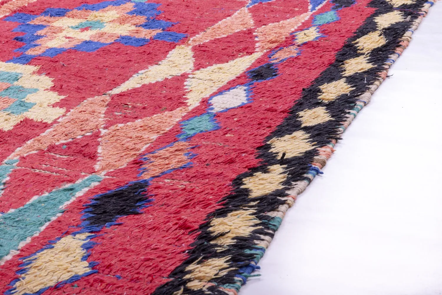 Berberyjskie Dywany Boucherouite Z Maroka 365 x 145 cm
