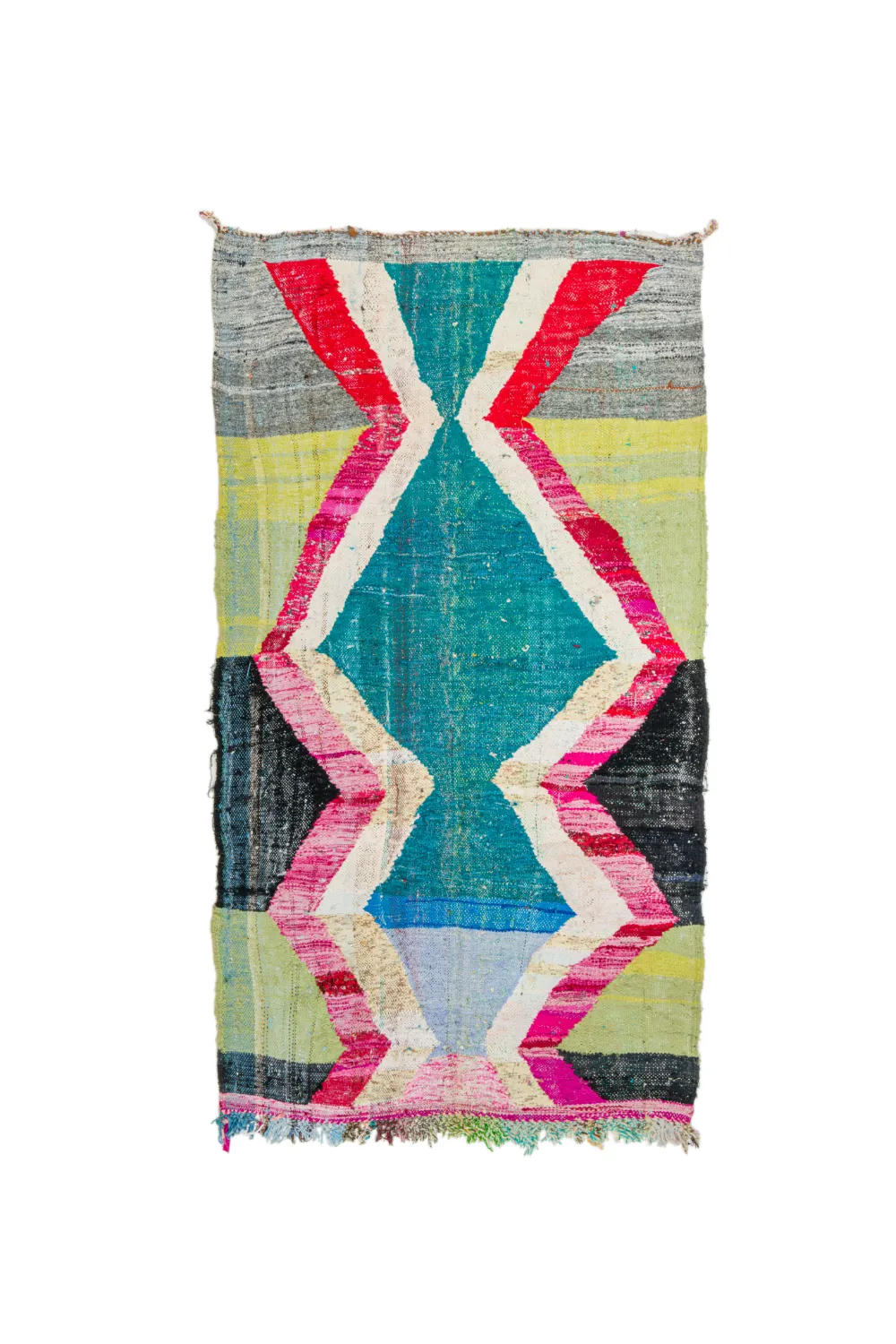Berberyjskie Dywany Boucherouite Z Maroka 125 x 240 cm