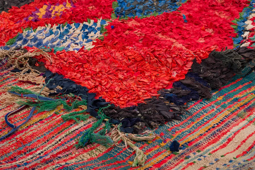 Berberyjskie Dywany Boucherouite Z Maroka 290 x 150 cm