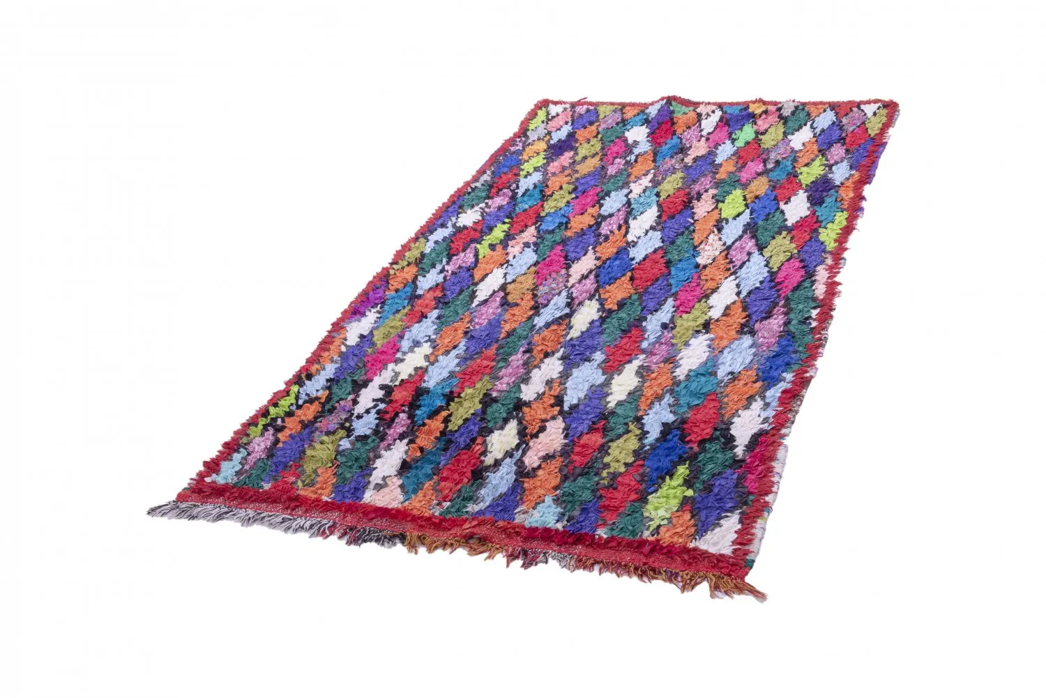 Berberyjskie Dywany Boucherouite Z Maroka 230 x 115 cm