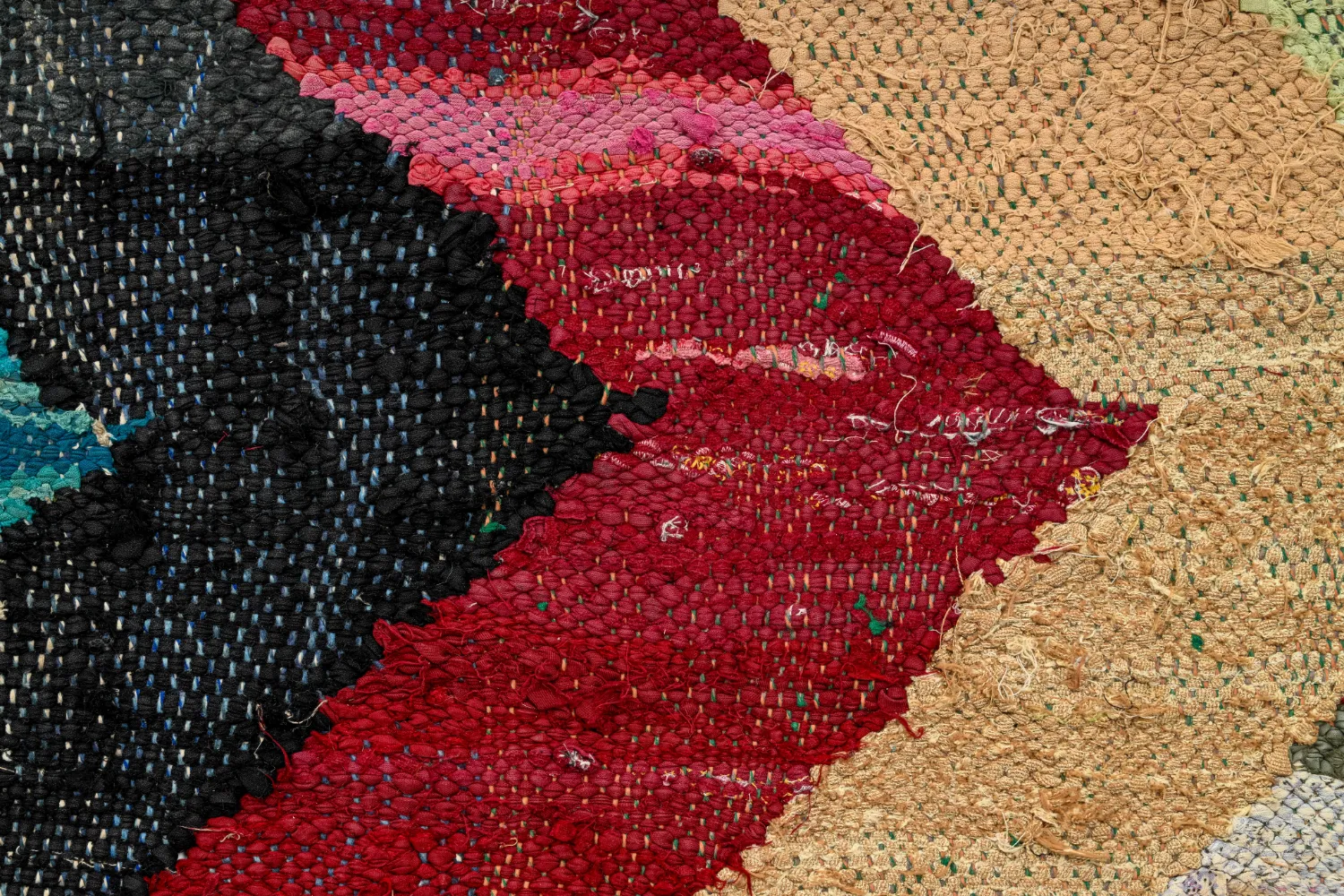 Berberyjskie Dywany Boucherouite Z Maroka 150 x 300 cm
