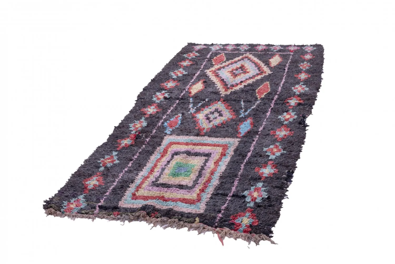 Berberyjskie Dywany Boucherouite Z Maroka 240 x 120 cm