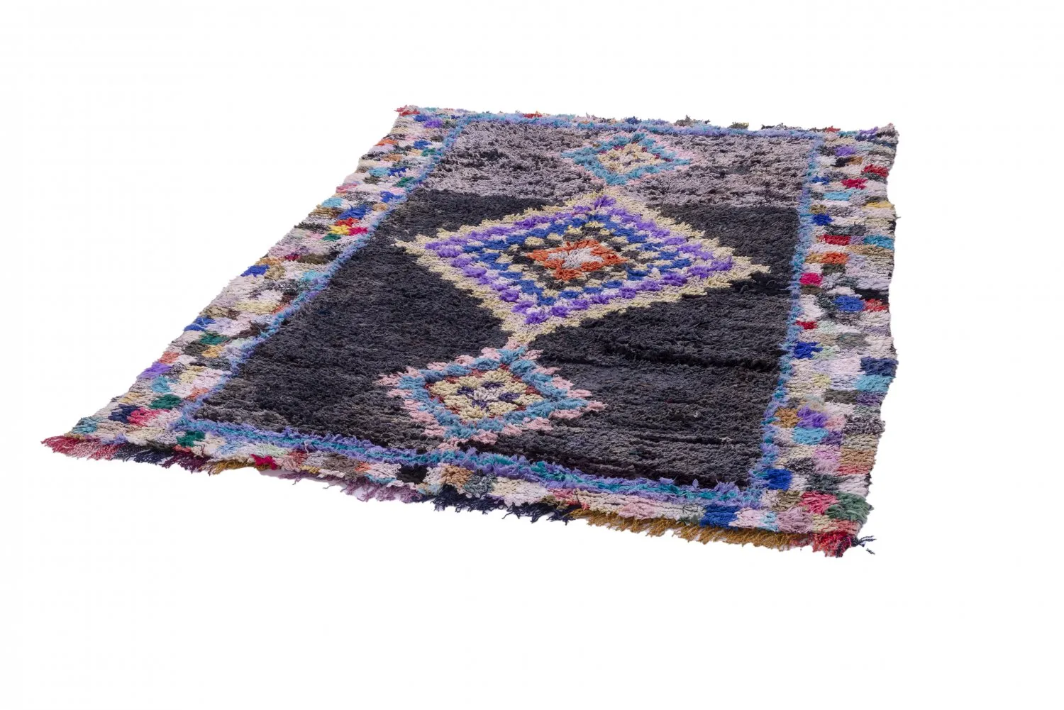 Berberyjskie Dywany Boucherouite Z Maroka 215 x 160 cm