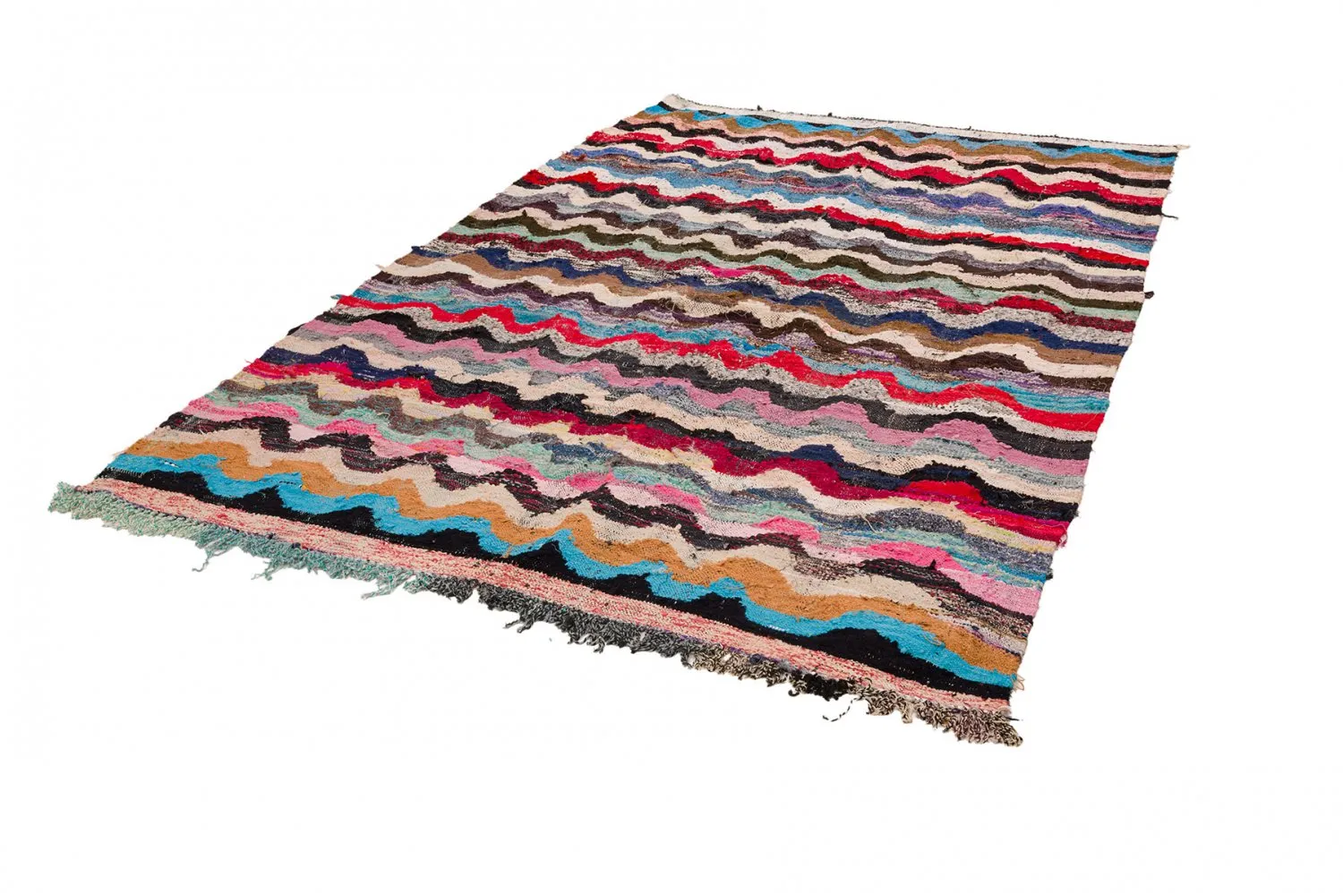 Berberyjskie Dywany Boucherouite Z Maroka 170 x 270 cm