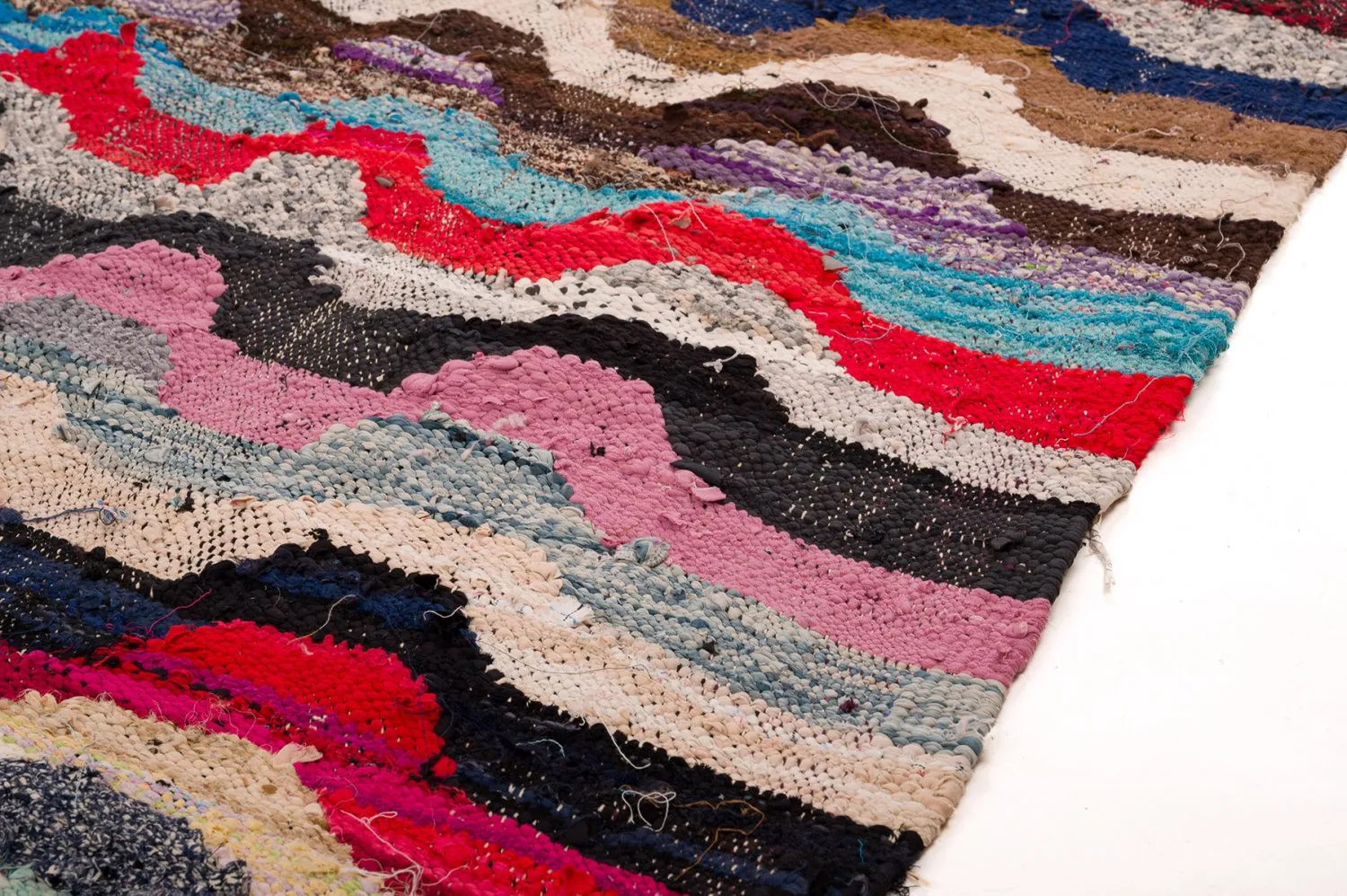 Berberyjskie Dywany Boucherouite Z Maroka 170 x 270 cm