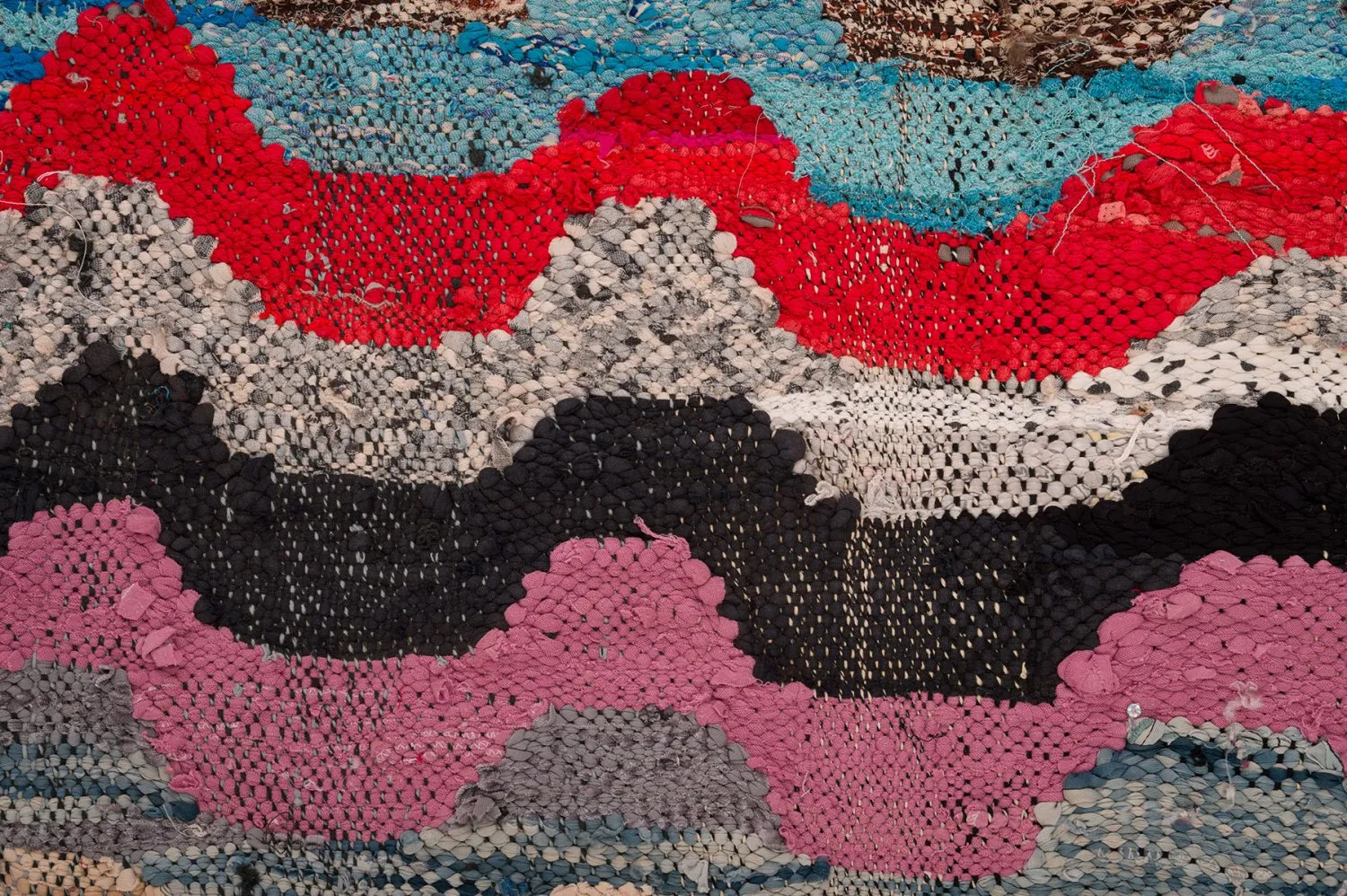 Berberyjskie Dywany Boucherouite Z Maroka 170 x 270 cm