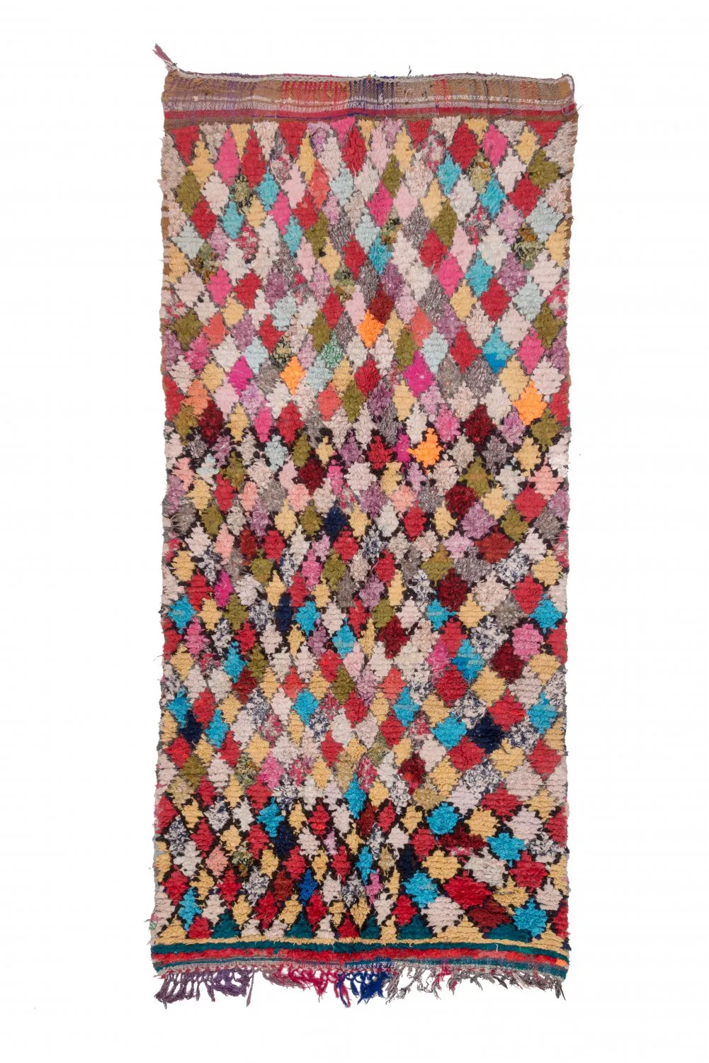 Berberyjskie Dywany Boucherouite Z Maroka 300 x 135 cm
