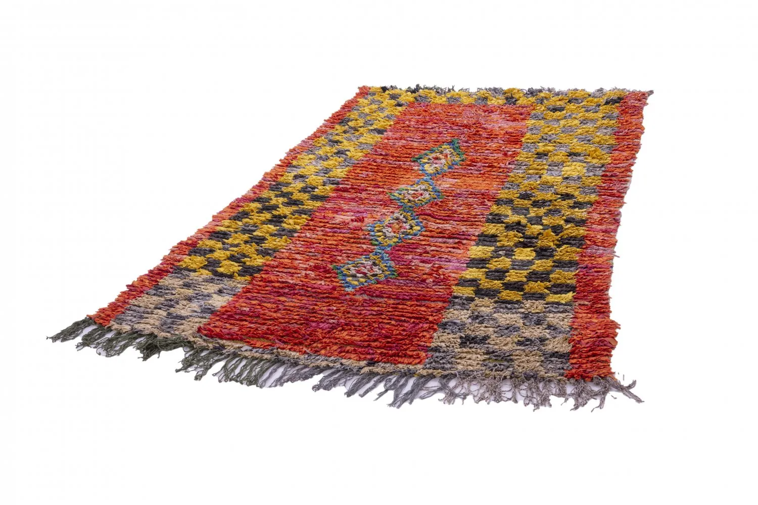 Berberyjskie Dywany Boucherouite Z Maroka 220 x 140 cm