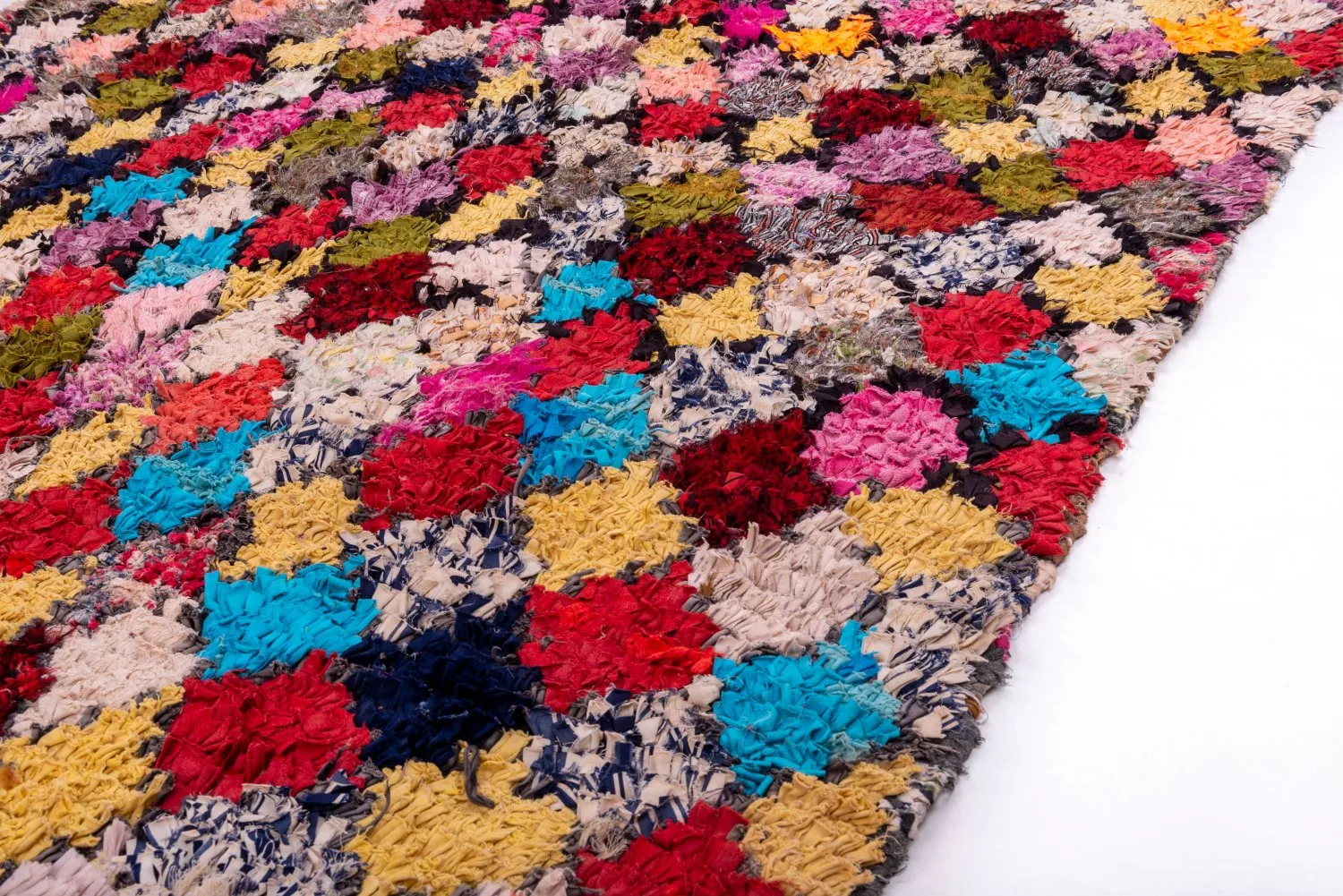 Berberyjskie Dywany Boucherouite Z Maroka 300 x 135 cm