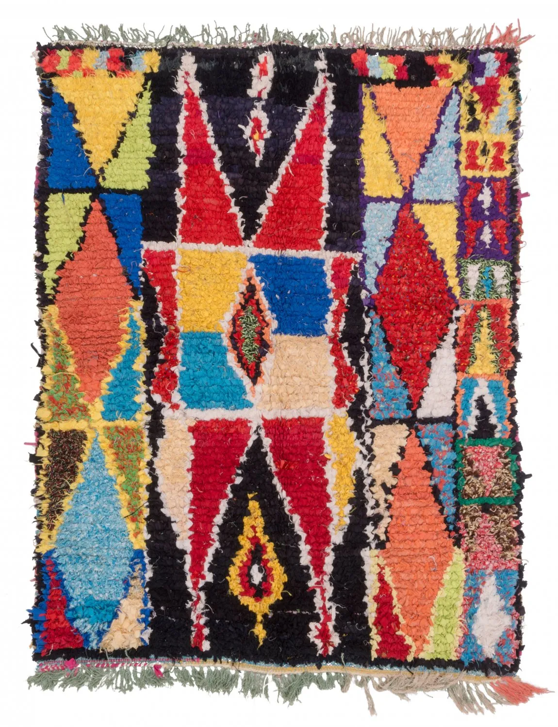Berberyjskie Dywany Boucherouite Z Maroka 170 x 130 cm