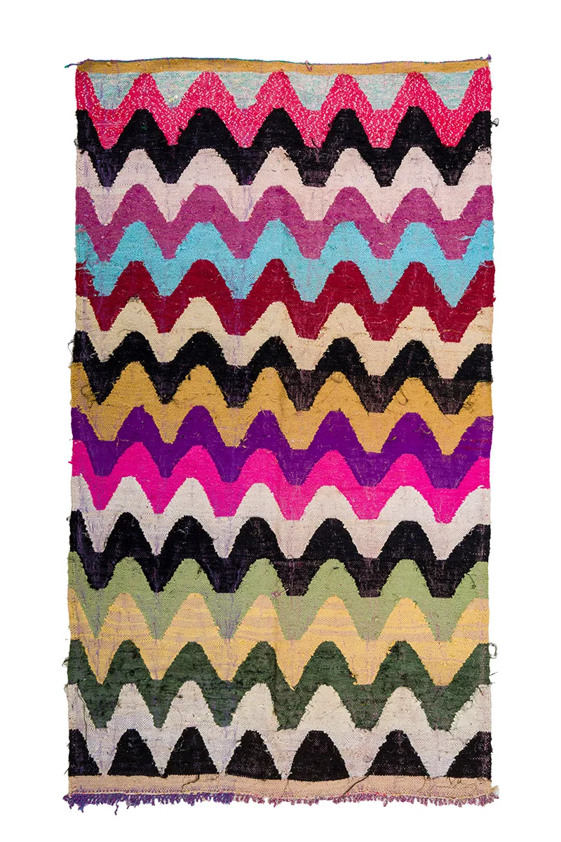 Berberyjskie Dywany Boucherouite Z Maroka 160 x 275 cm