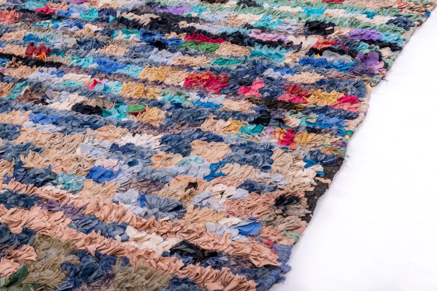 Berberyjskie Dywany Boucherouite Z Maroka 205 x 130 cm