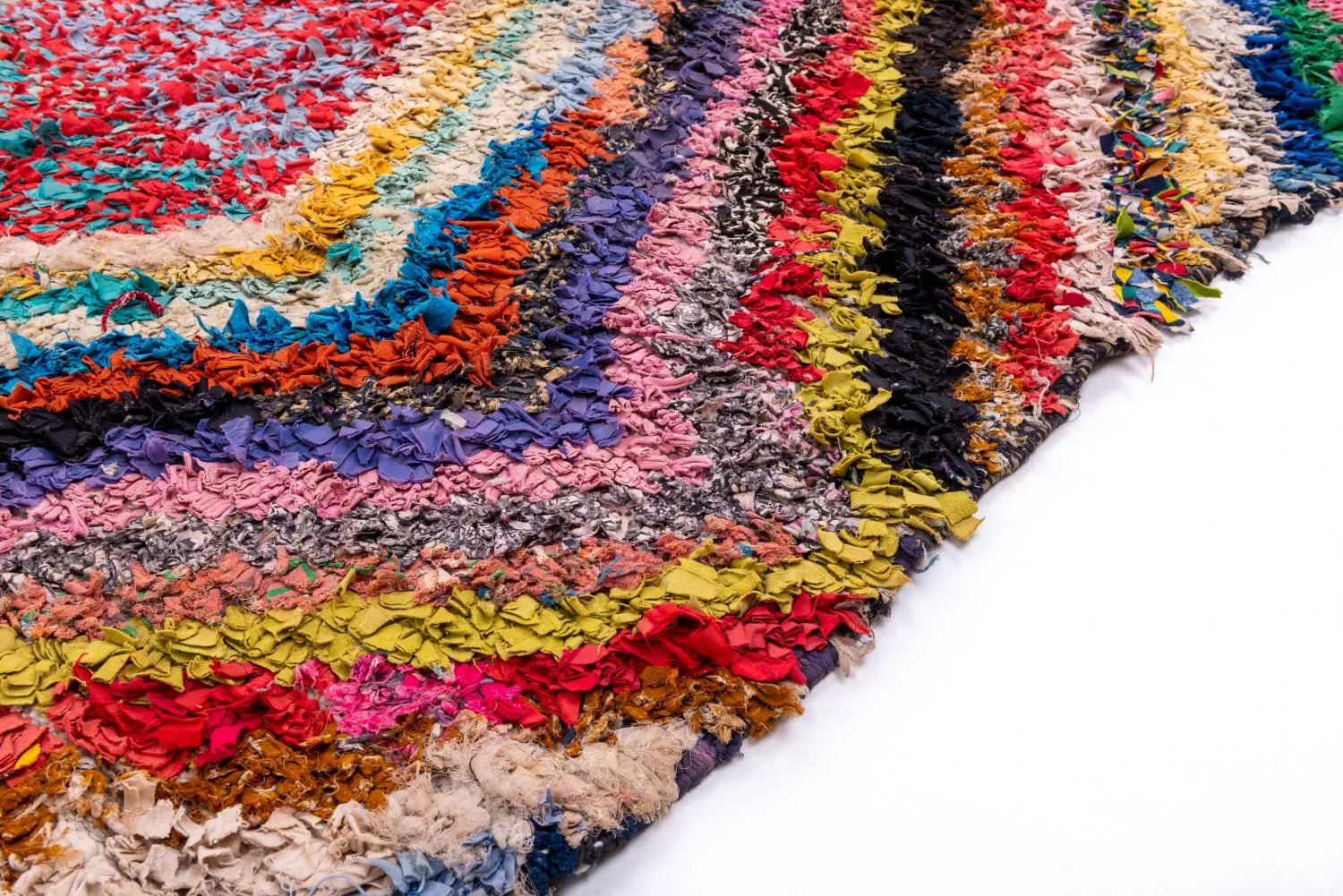 Berberyjskie Dywany Boucherouite Z Maroka 255 x 150 cm
