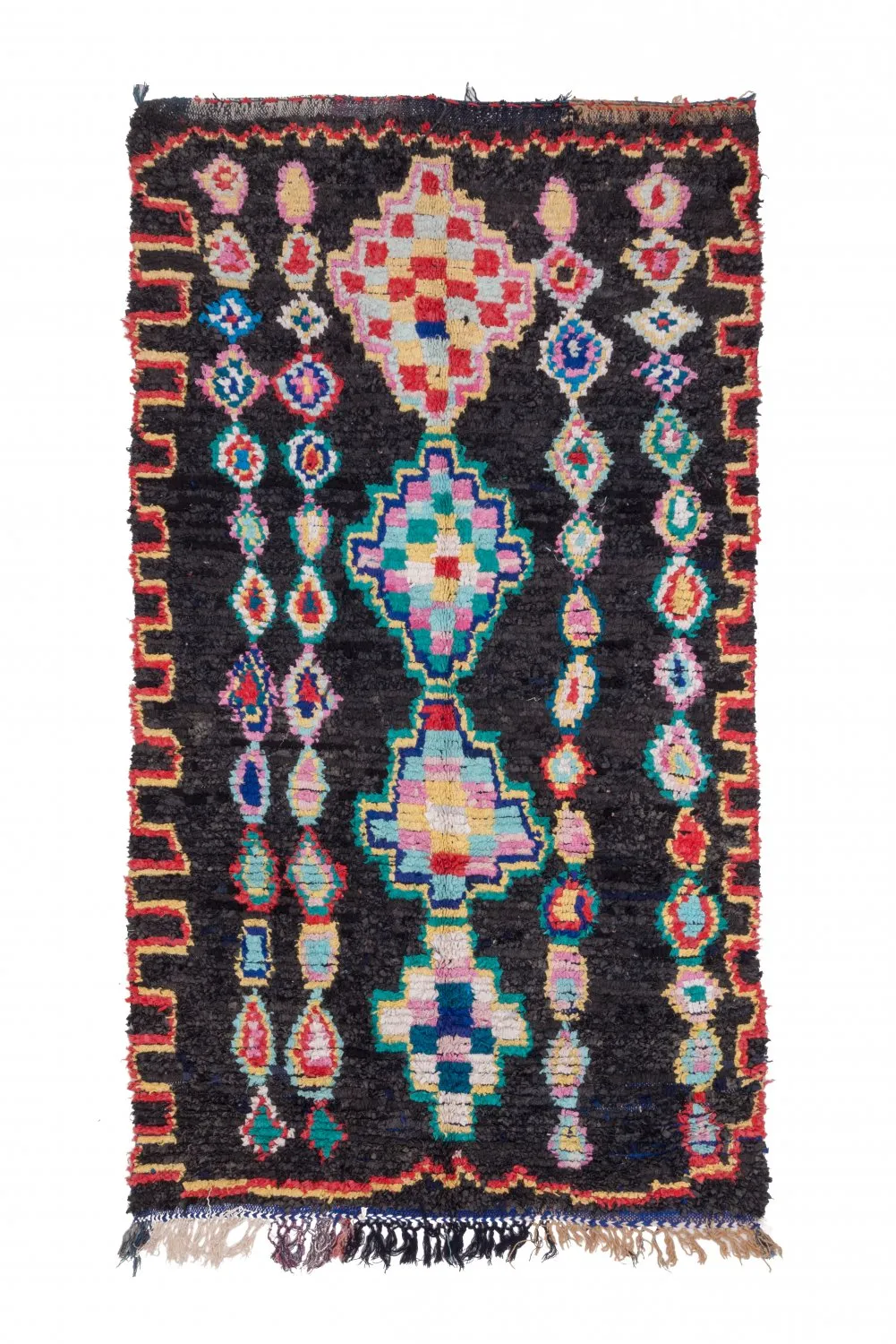 Berberyjskie Dywany Boucherouite Z Maroka 265 x 145 cm