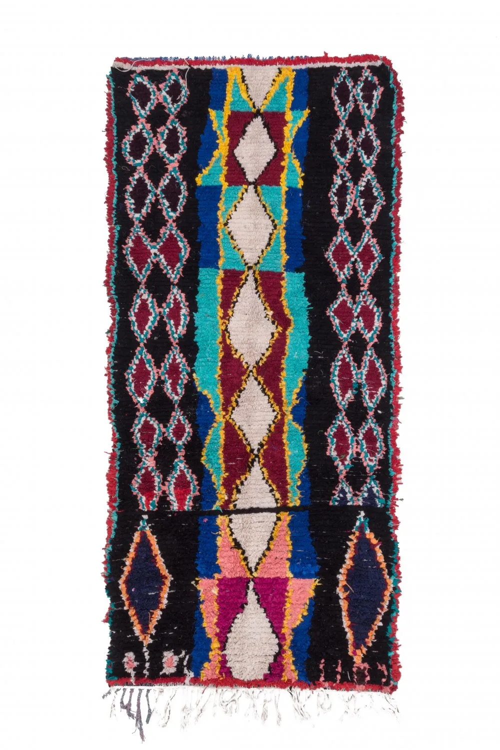 Berberyjskie Dywany Boucherouite Z Maroka 250 x 110 cm