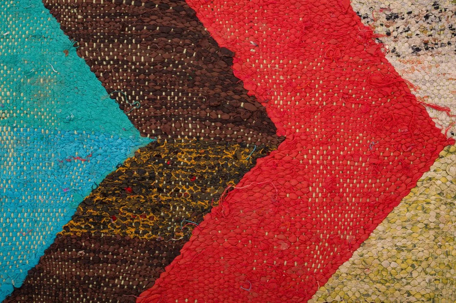 Berberyjskie Dywany Boucherouite Z Maroka 135 x 265 cm