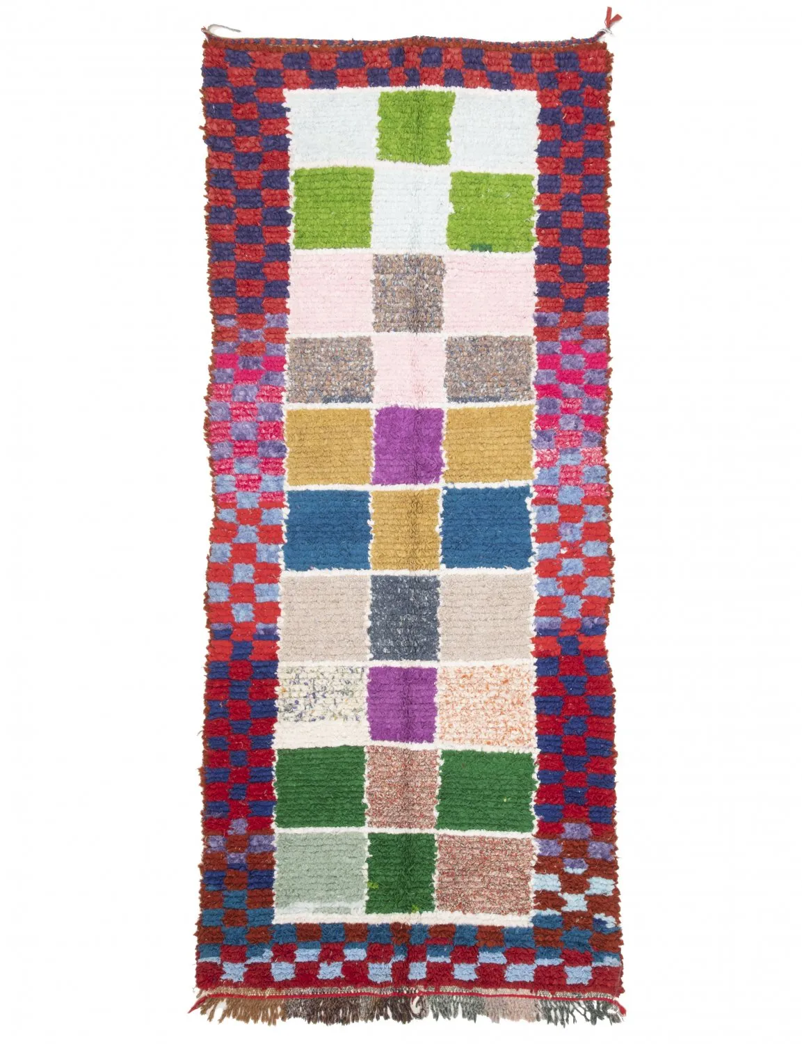 Berberyjskie Dywany Boucherouite Z Maroka 280 x 115 cm
