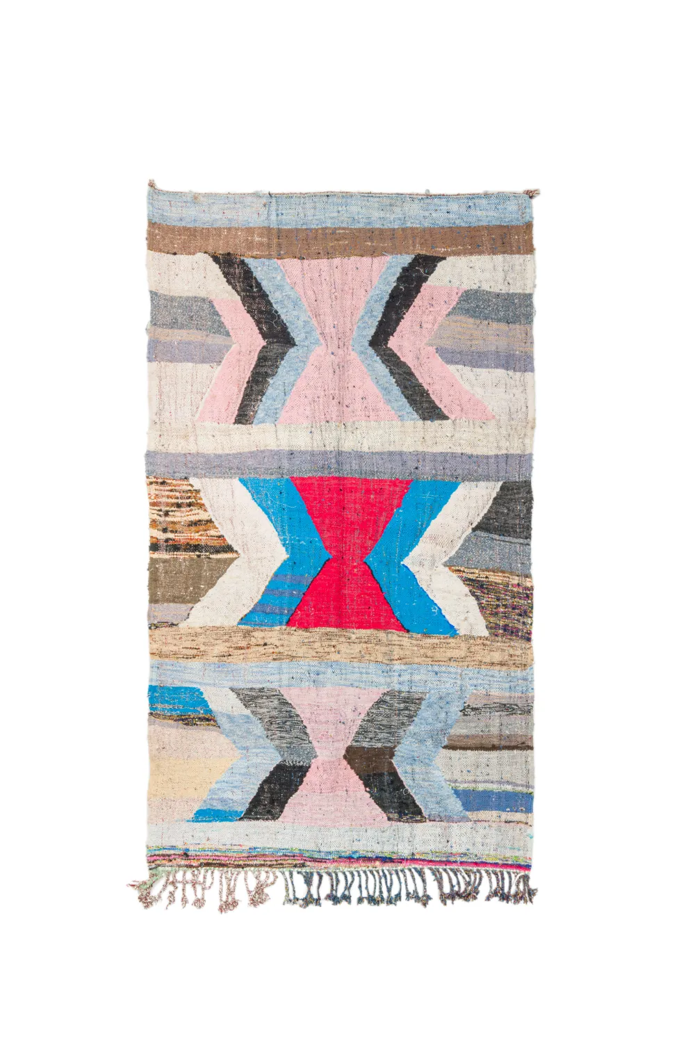 Berberyjskie Dywany Boucherouite Z Maroka 140 x 255 cm